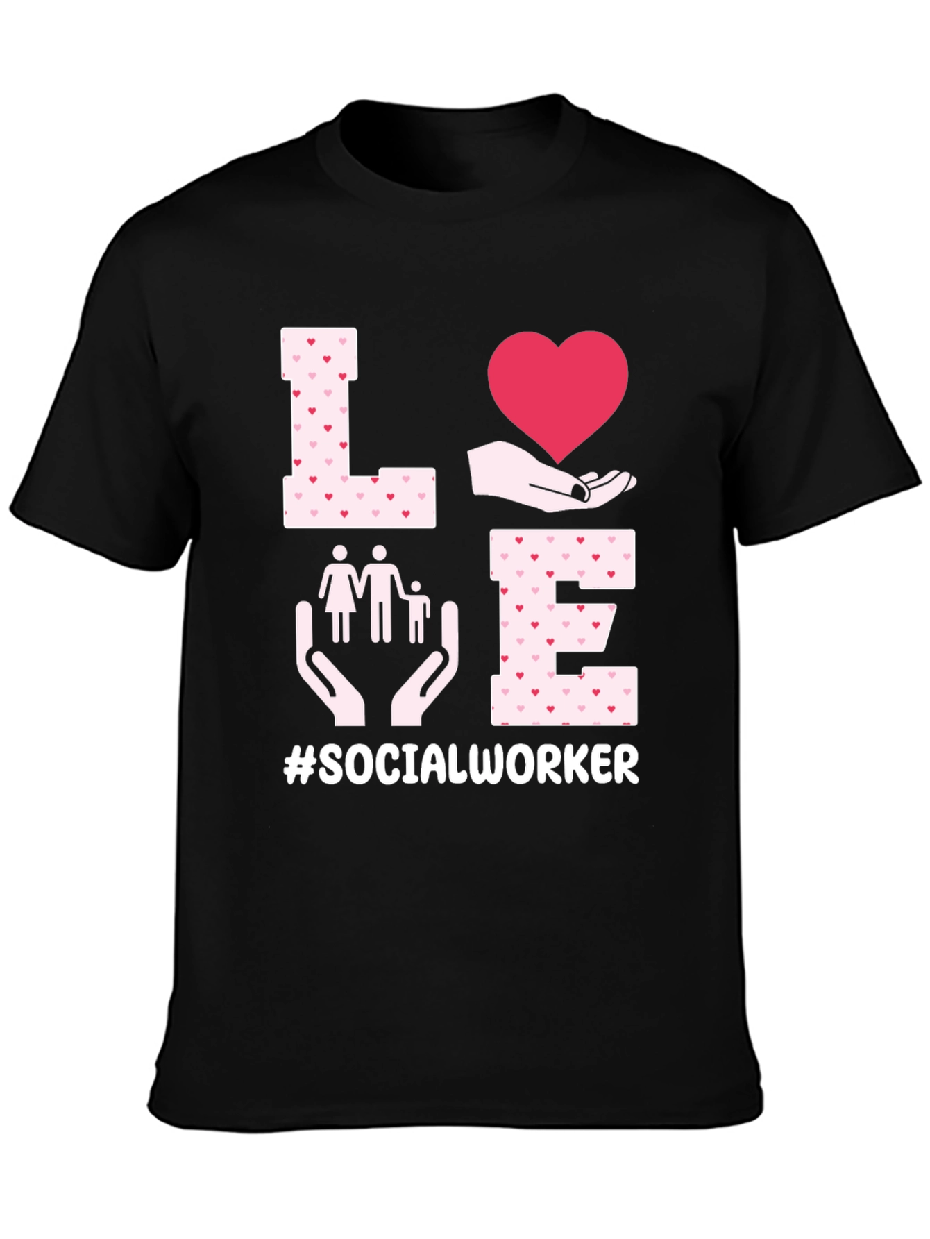 Love Social Worker Graphic Tee