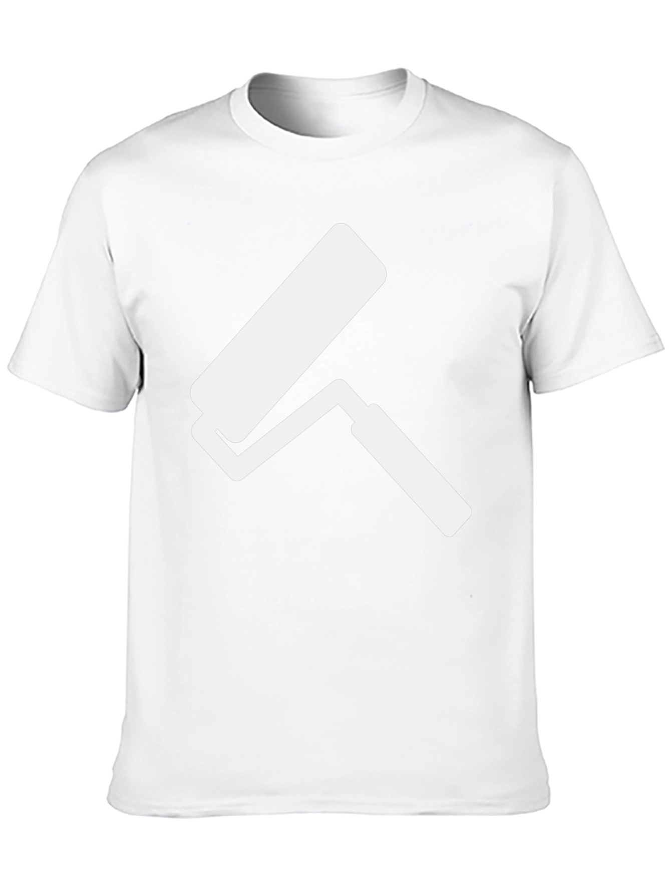 Paint Roller Graphic T-Shirt - Black Cotton Tee