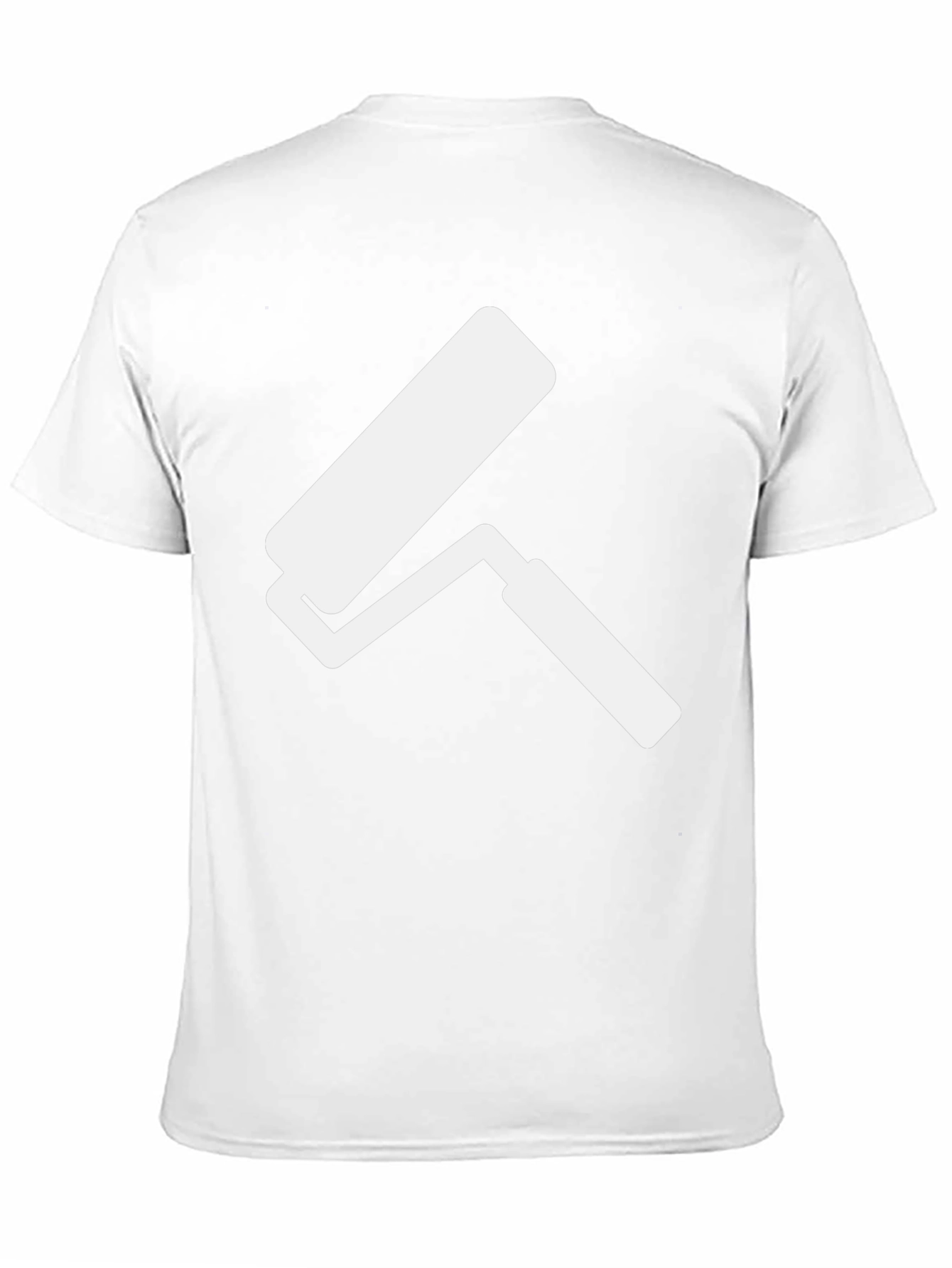Paint Roller Graphic T-Shirt - Black Cotton Tee
