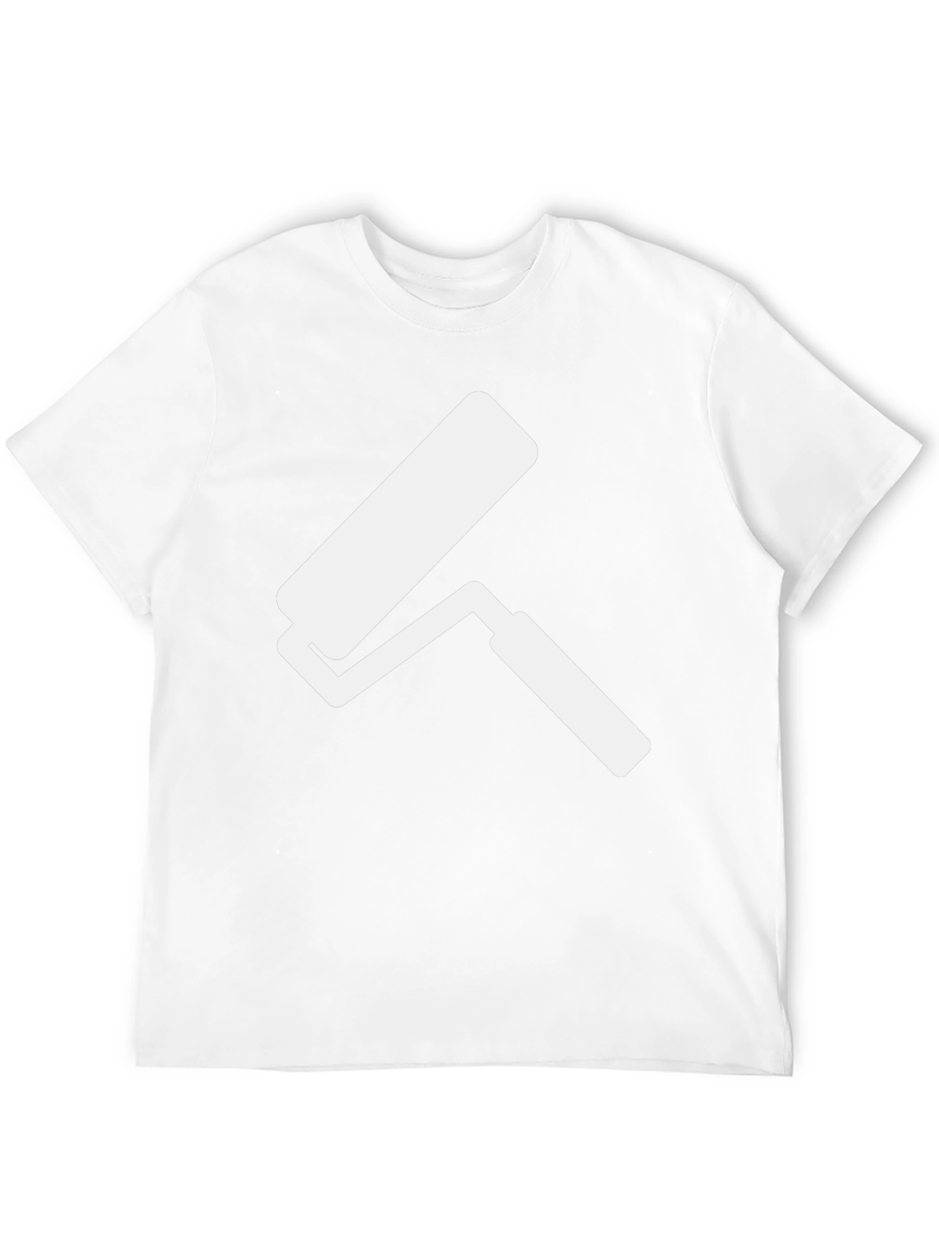 Paint Roller Graphic T-Shirt - Black Cotton Tee