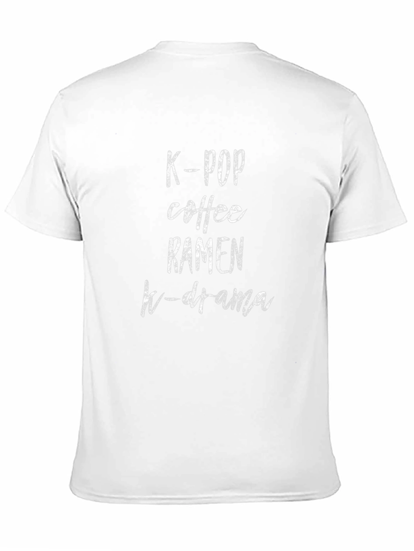 K-Pop Coffee Ramen K-Drama T-Shirt - Trendy Comfort