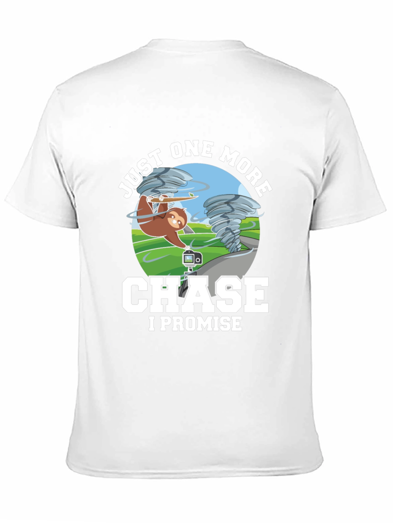 Funny Sloth Tornado Chase T-Shirt