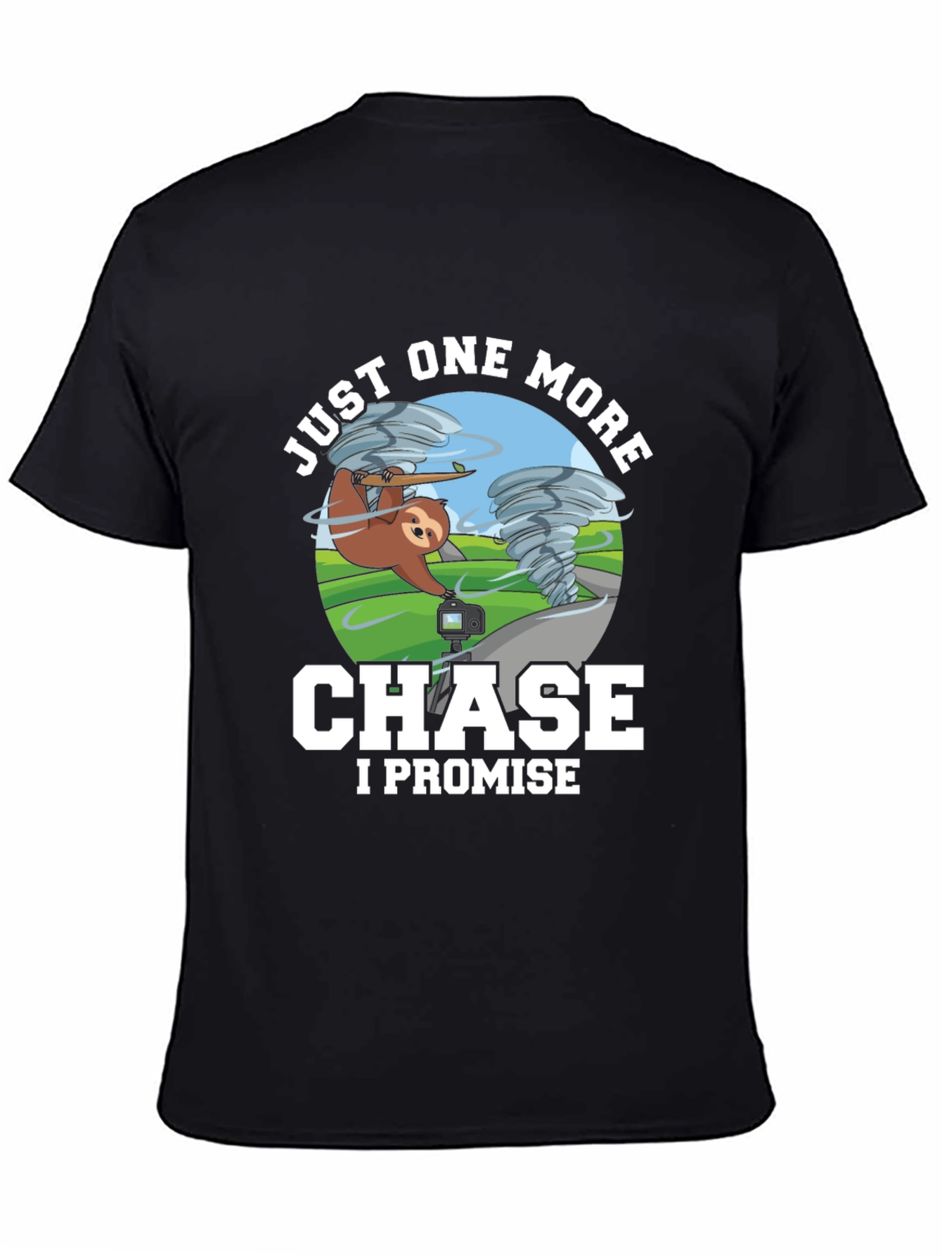 Funny Sloth Tornado Chase T-Shirt