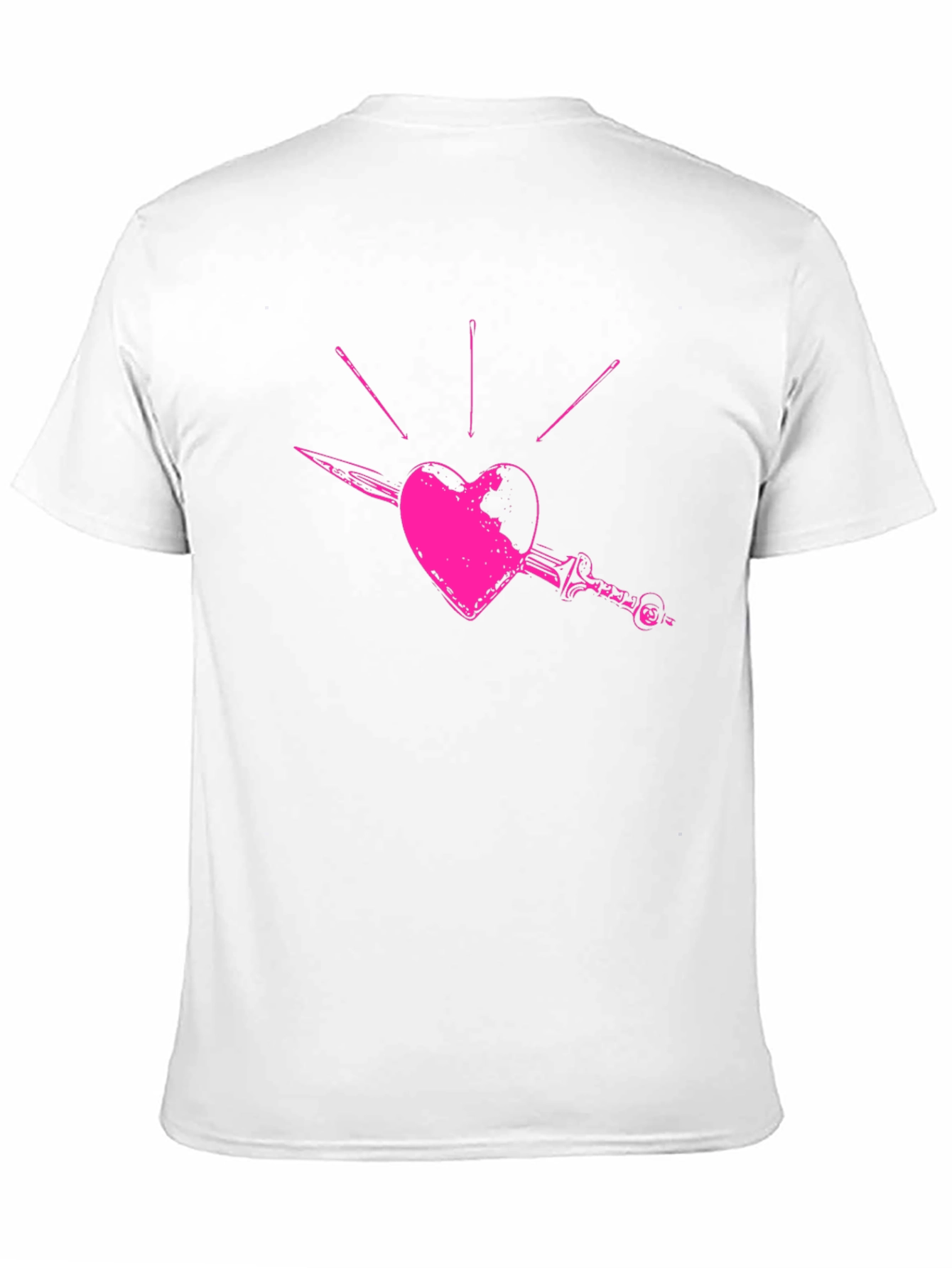 Stabbed Heart Graphic Tee - Black