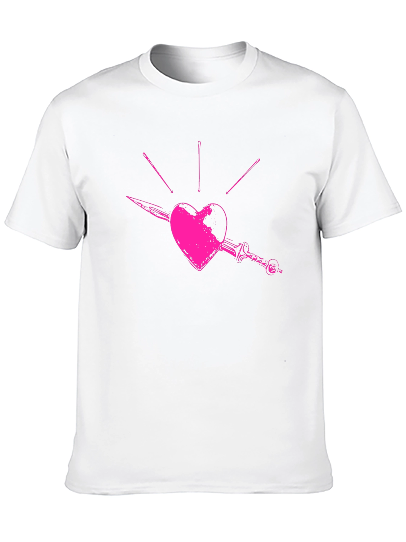 Stabbed Heart Graphic Tee - Black
