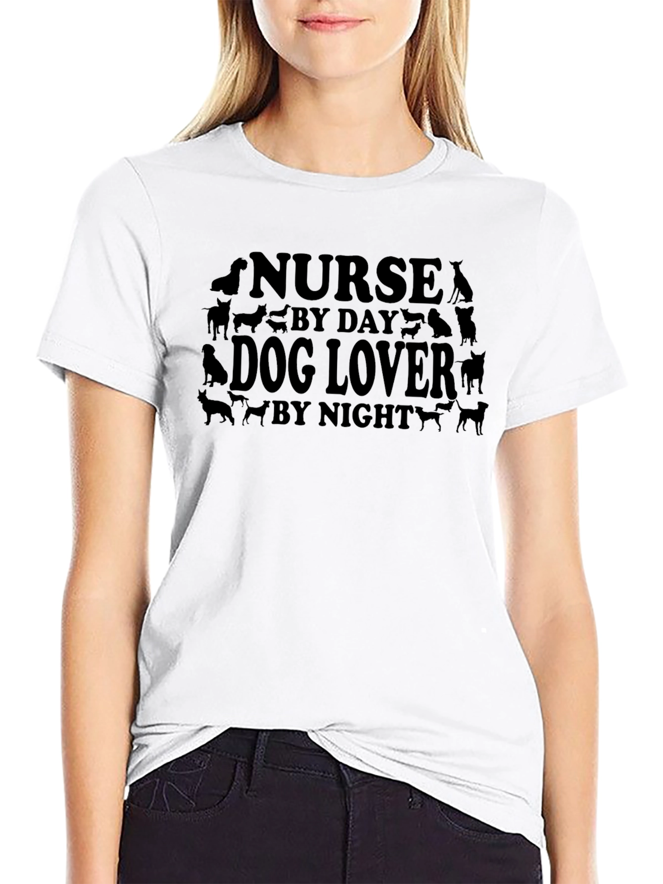 Nurse By Day Dog Lover By Night T-Shirt