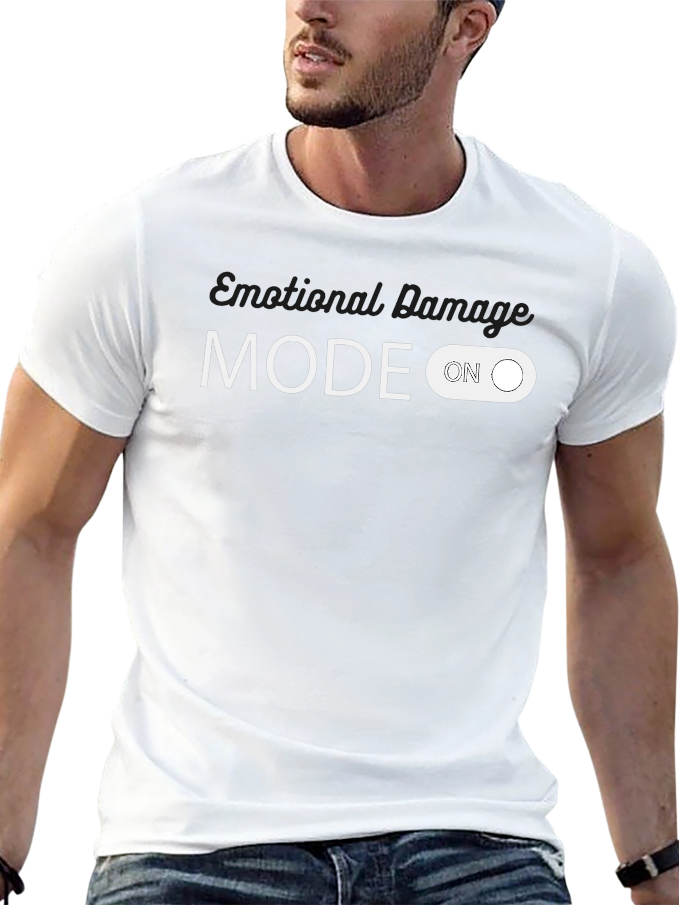 Emotional Damage Mode On T-Shirt Funny Novelty Tee