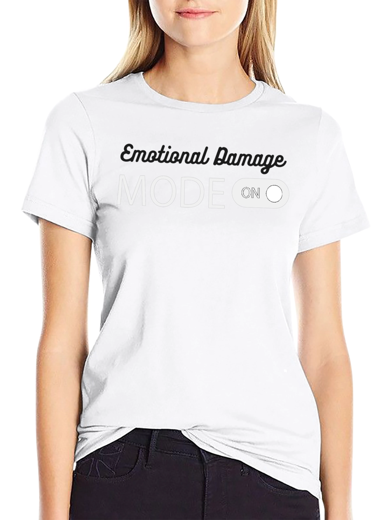 Emotional Damage Mode On T-Shirt Funny Novelty Tee
