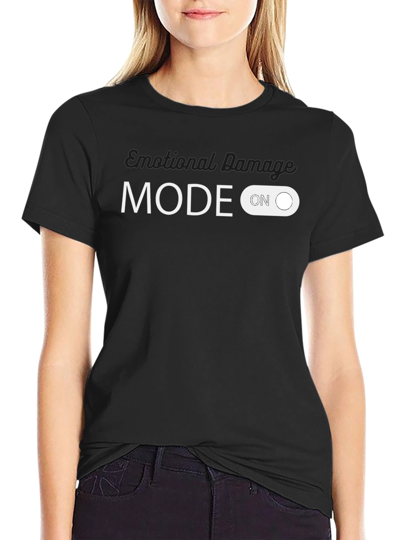 Emotional Damage Mode On T-Shirt Funny Novelty Tee