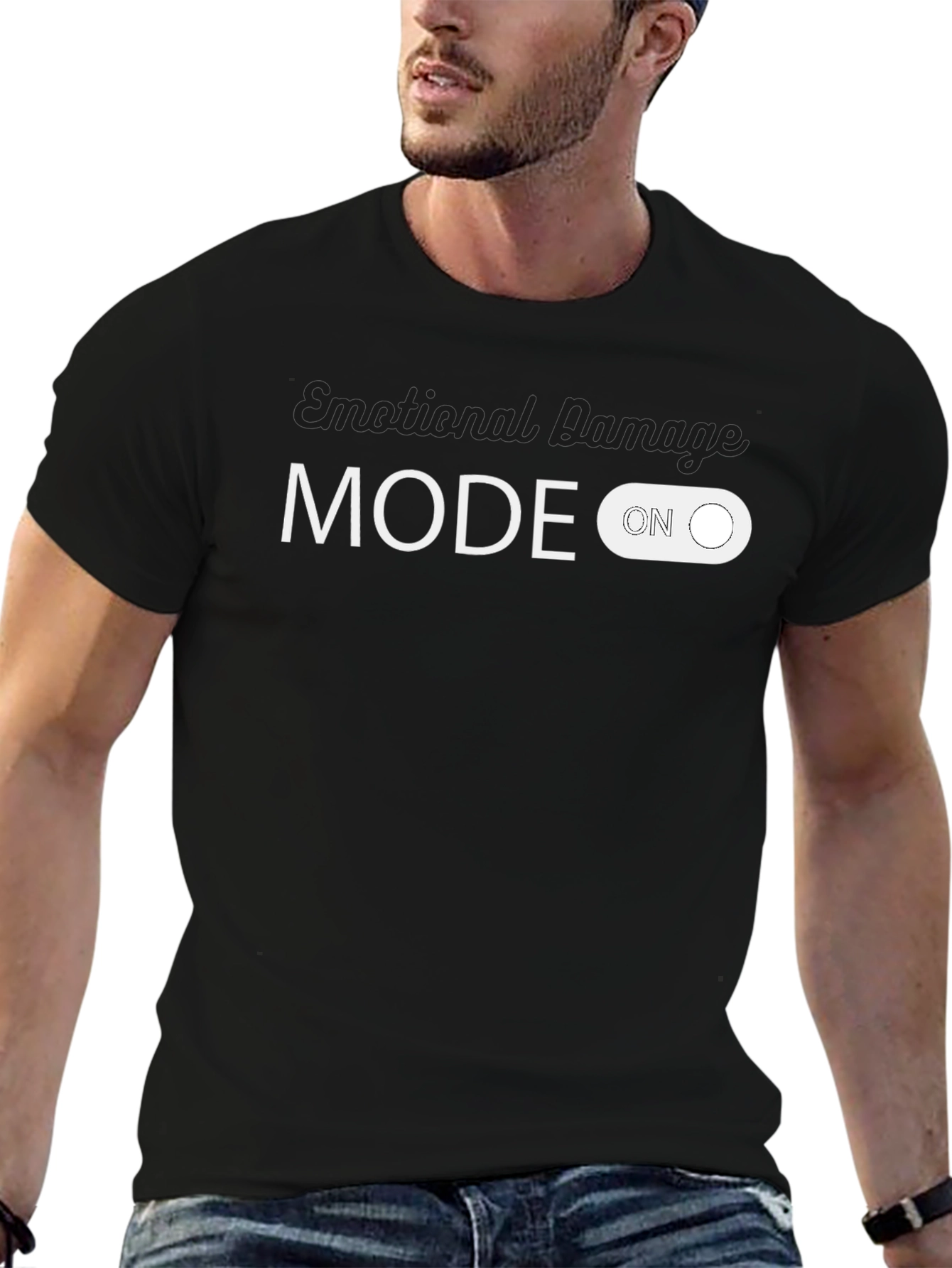 Emotional Damage Mode On T-Shirt Funny Novelty Tee
