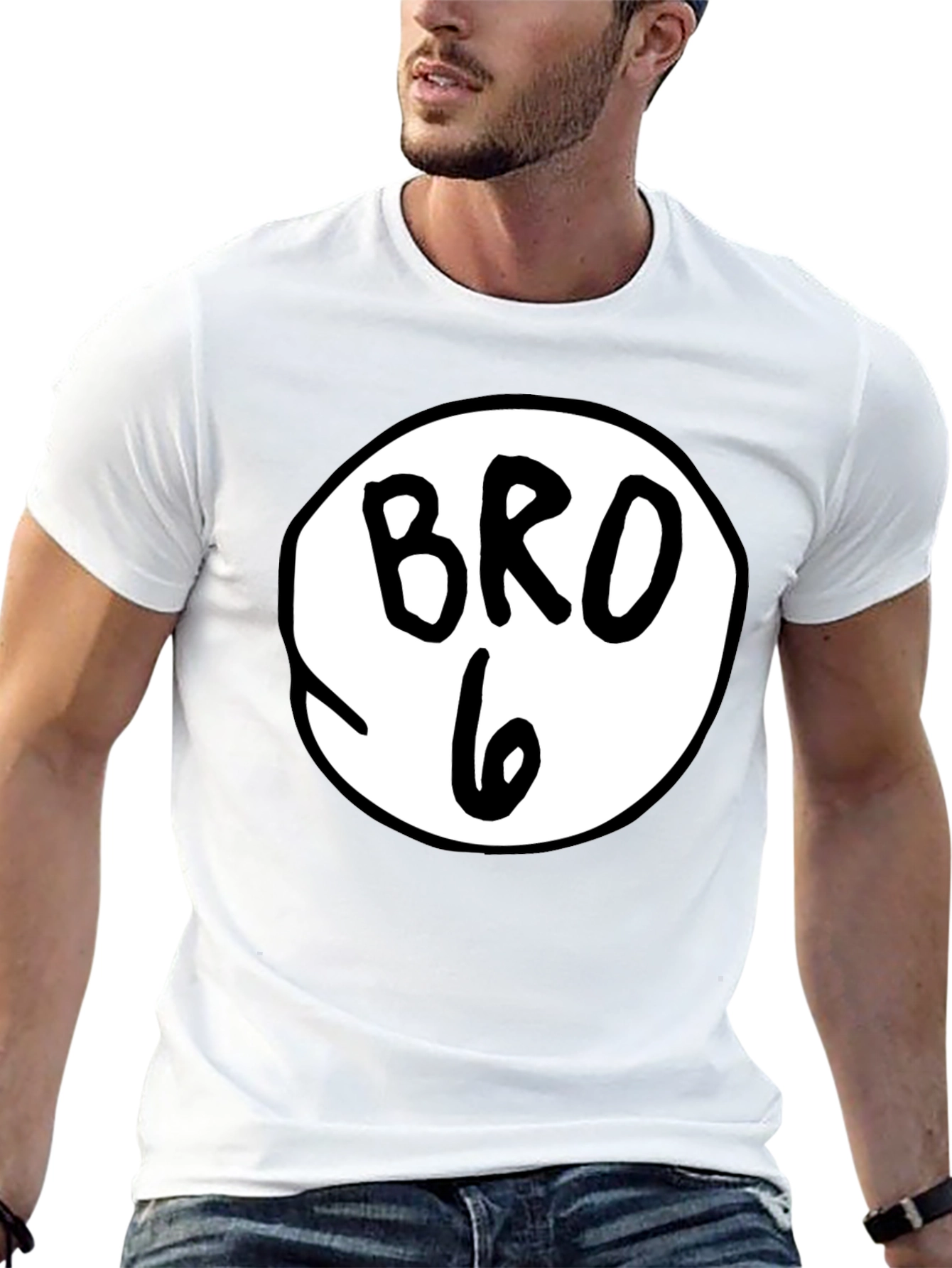Bro 6 T-Shirt - Funny Cartoon Style Tee