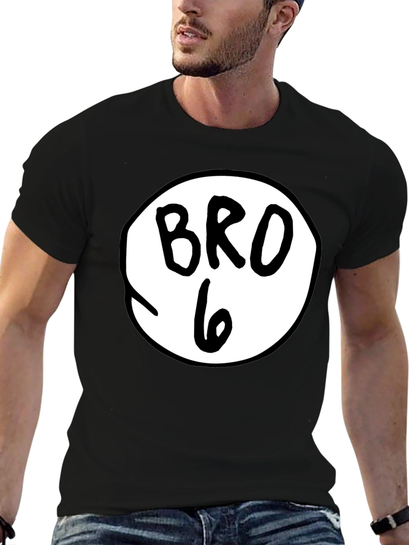 Bro 6 T-Shirt - Funny Cartoon Style Tee