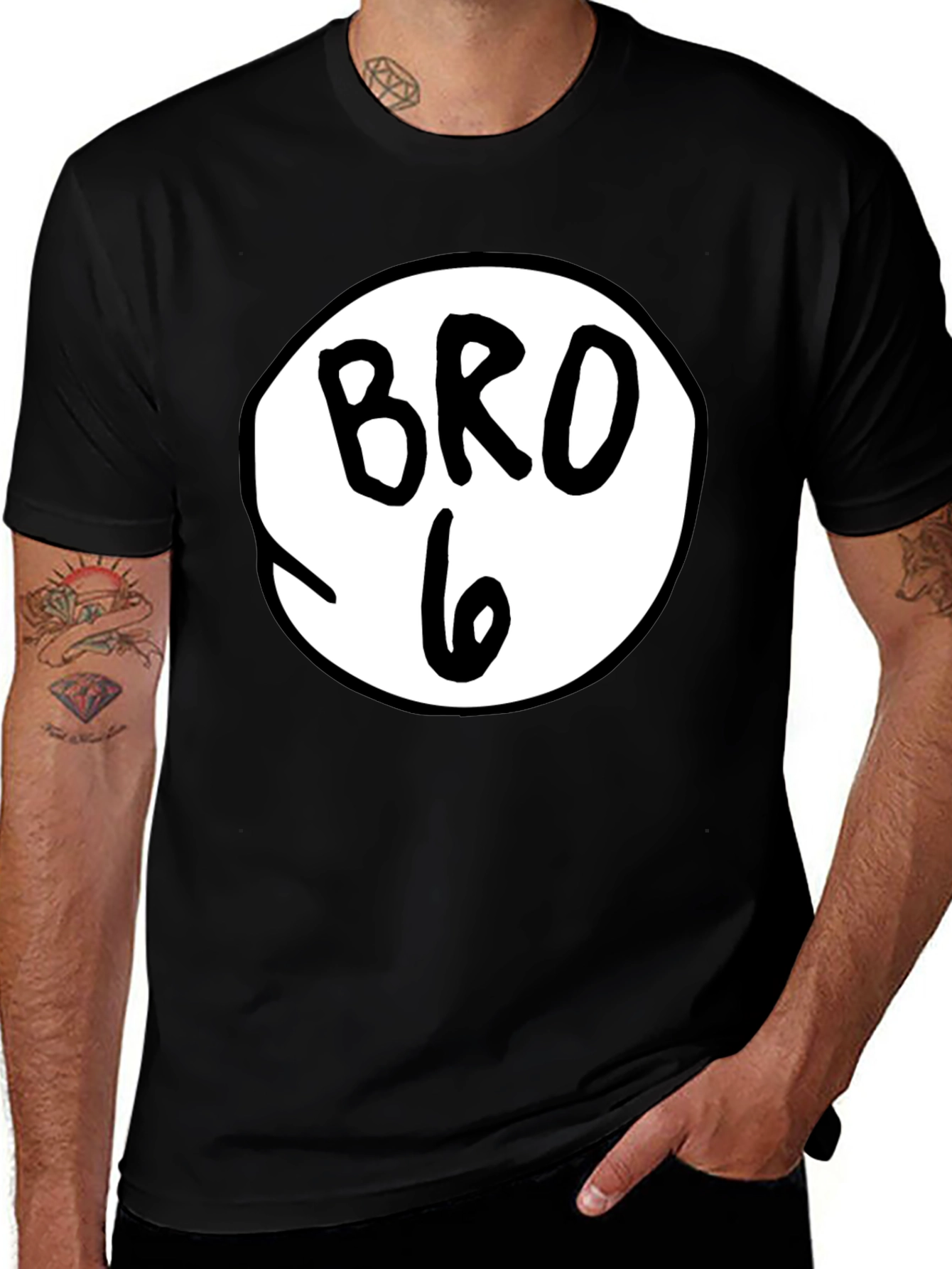 Bro 6 T-Shirt - Funny Cartoon Style Tee