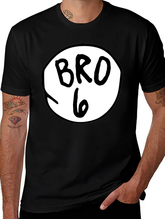 Bro 6 T-Shirt - Funny Cartoon Style Tee
