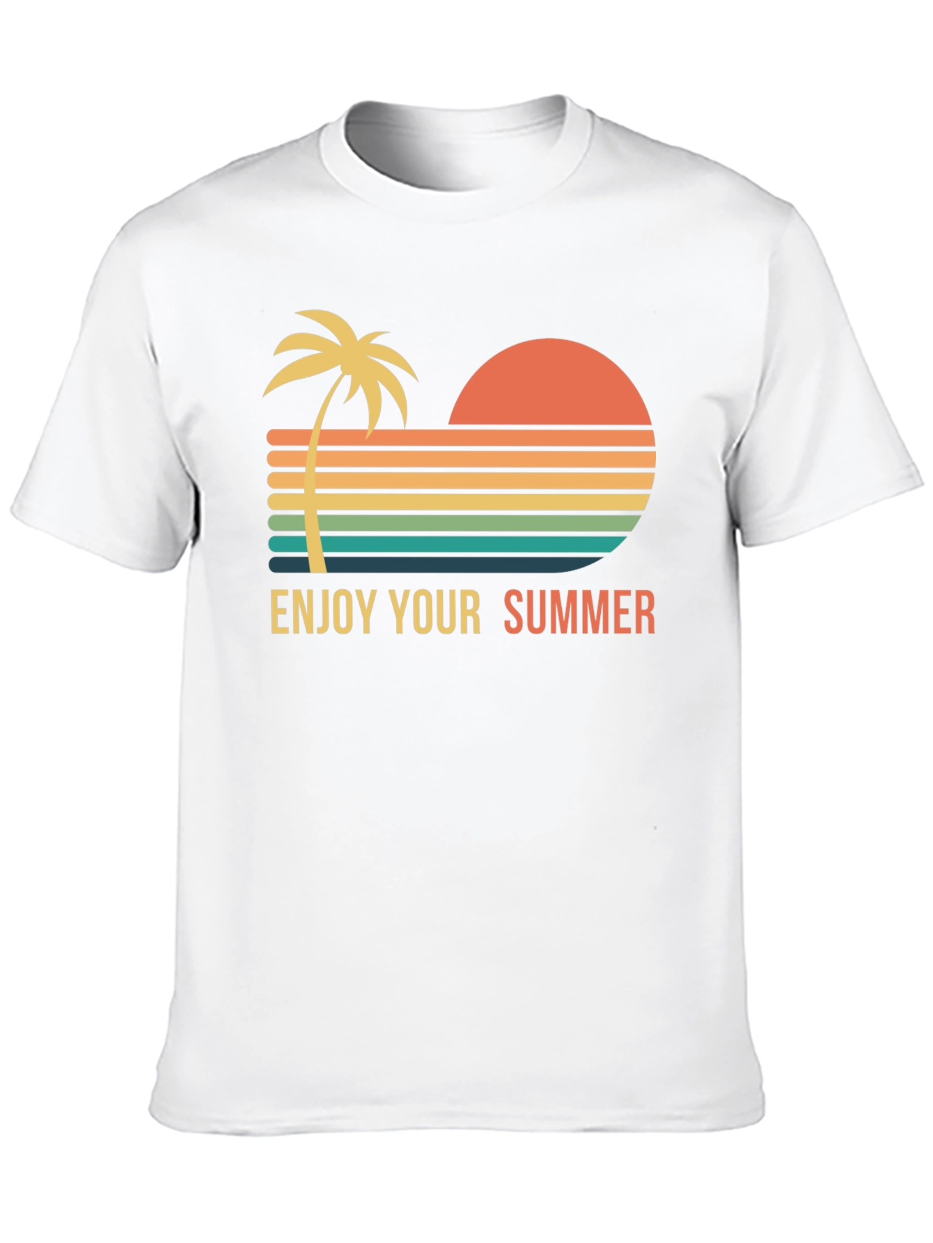 Retro Summer T-Shirt - Enjoy Your Summer