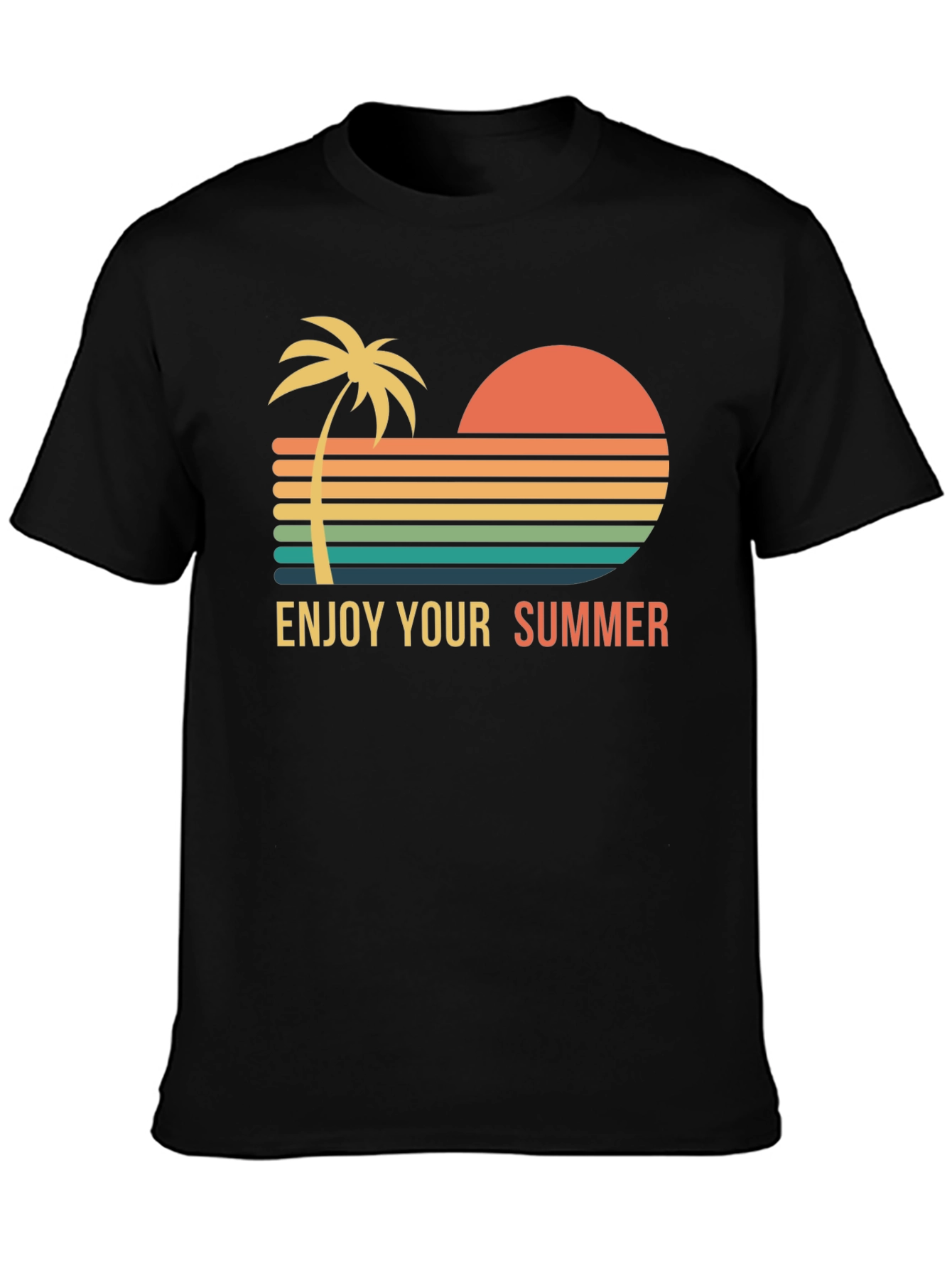 Retro Summer T-Shirt - Enjoy Your Summer