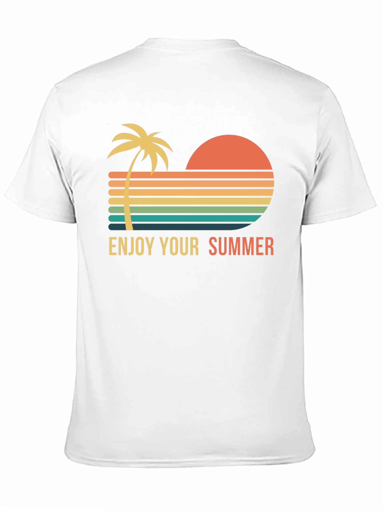 Retro Summer T-Shirt - Enjoy Your Summer