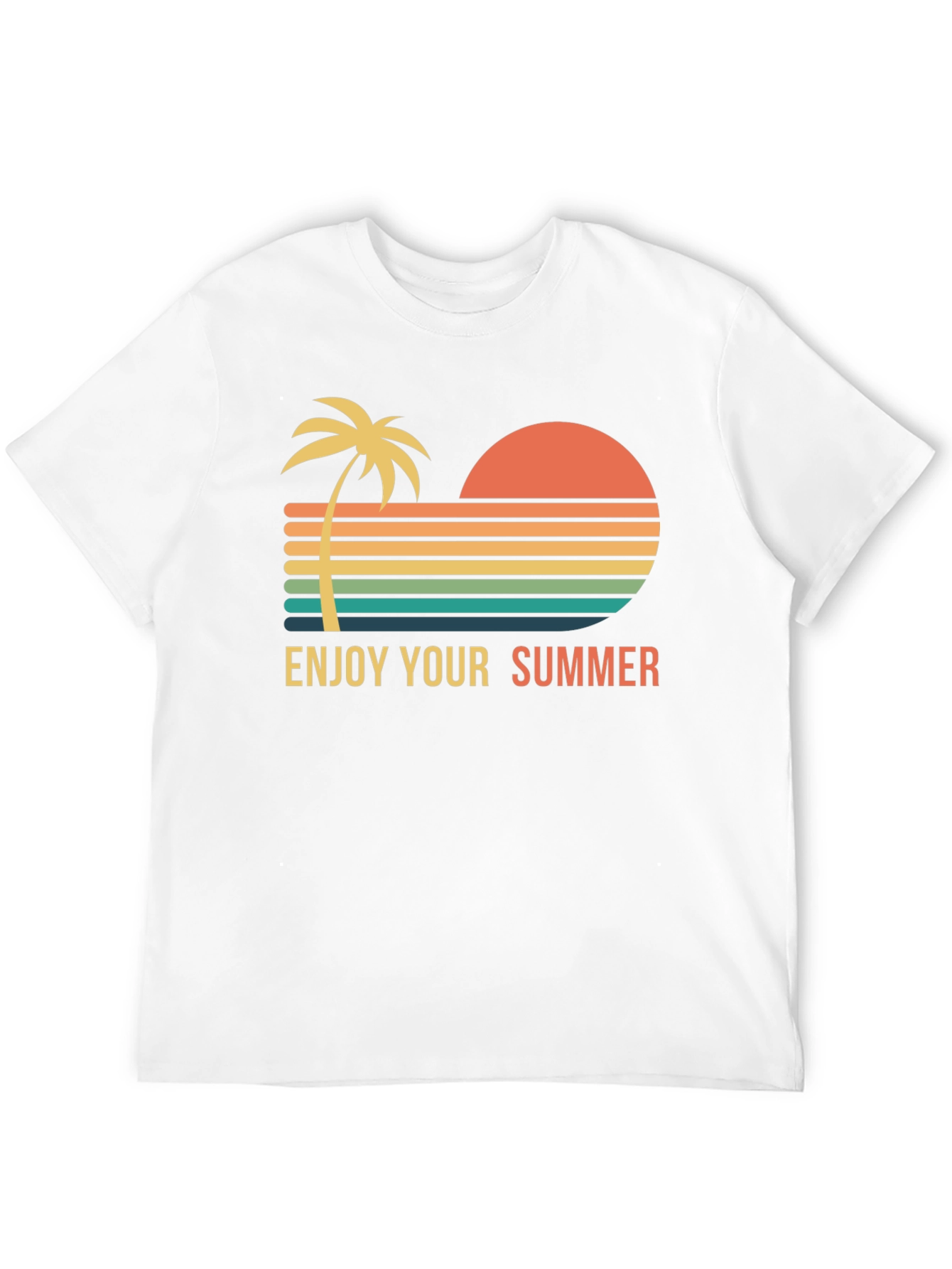 Retro Summer T-Shirt - Enjoy Your Summer