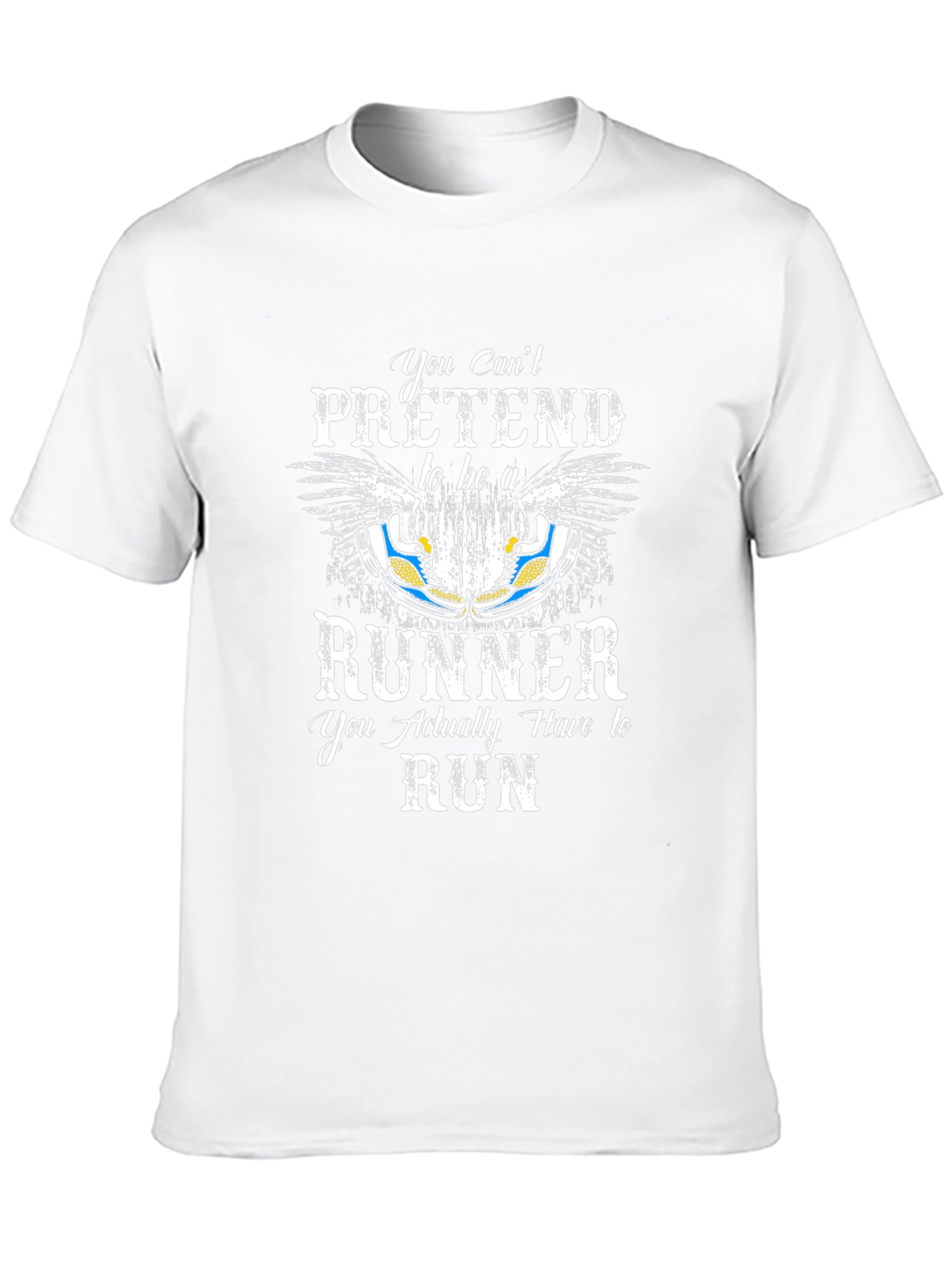 You Cant Pretend Runner Graphic T-Shirt