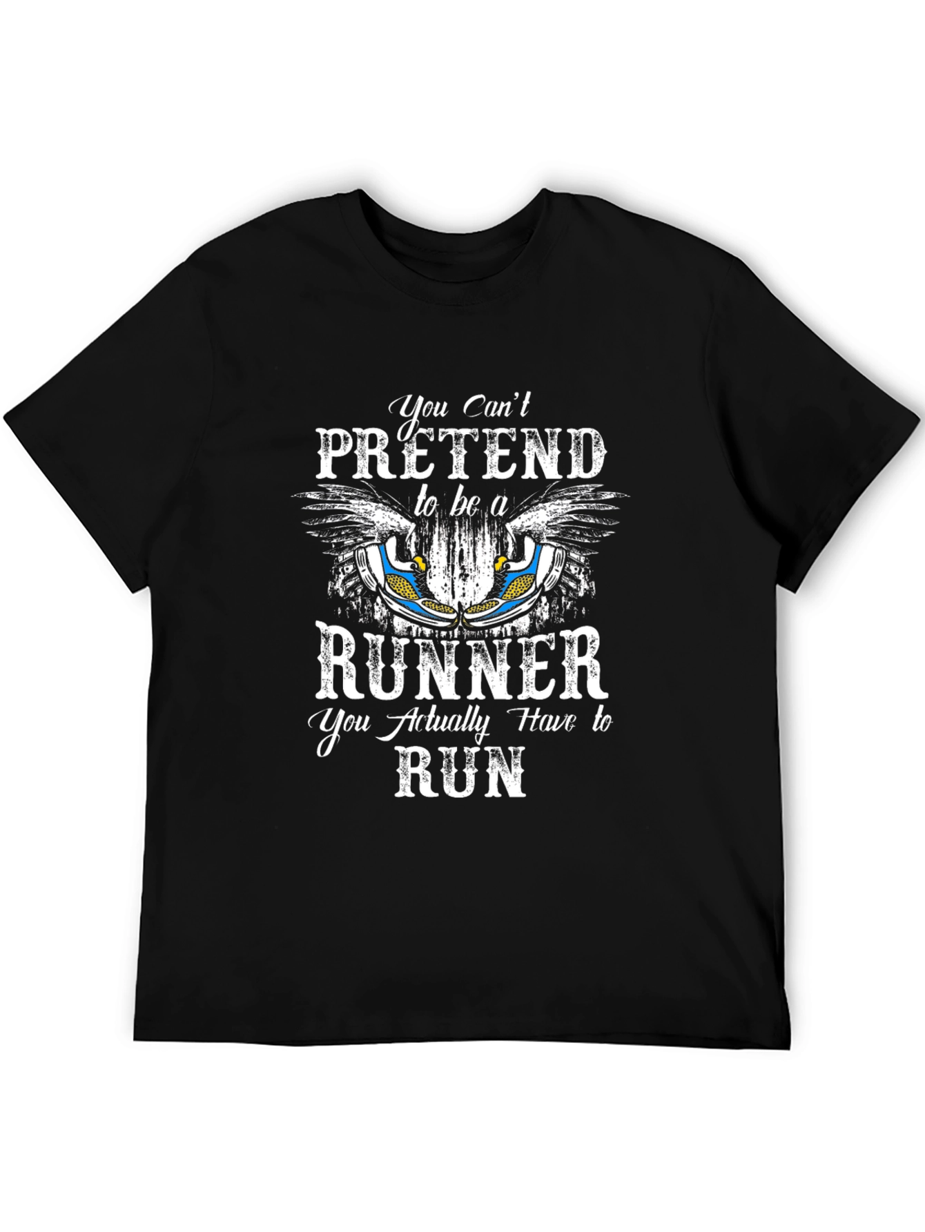 You Cant Pretend Runner Graphic T-Shirt