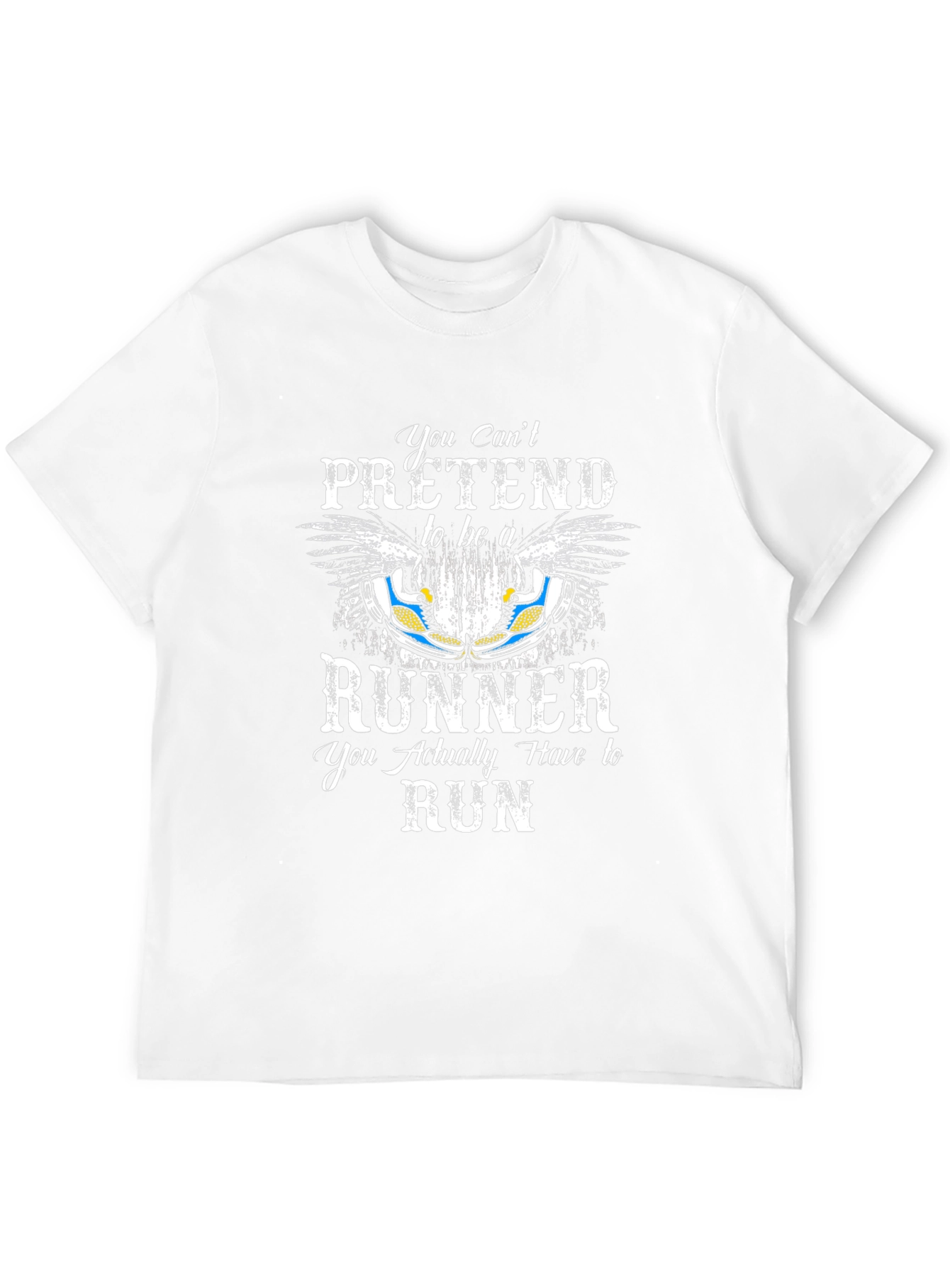 You Cant Pretend Runner Graphic T-Shirt