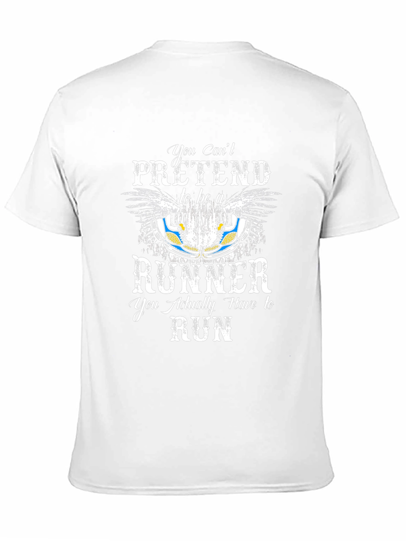 You Cant Pretend Runner Graphic T-Shirt