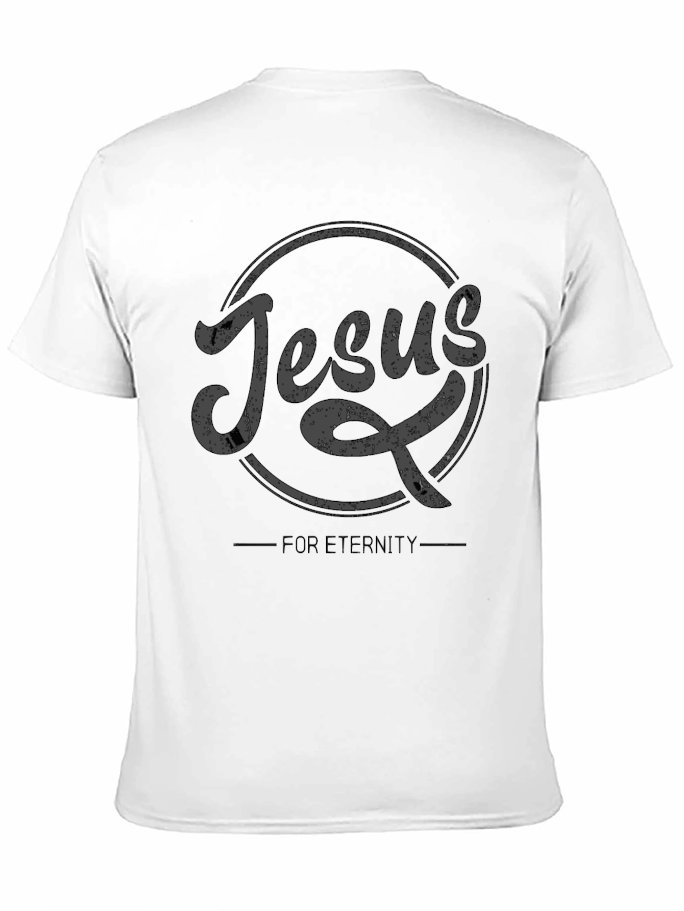 Jesus For Eternity Black Graphic T-Shirt