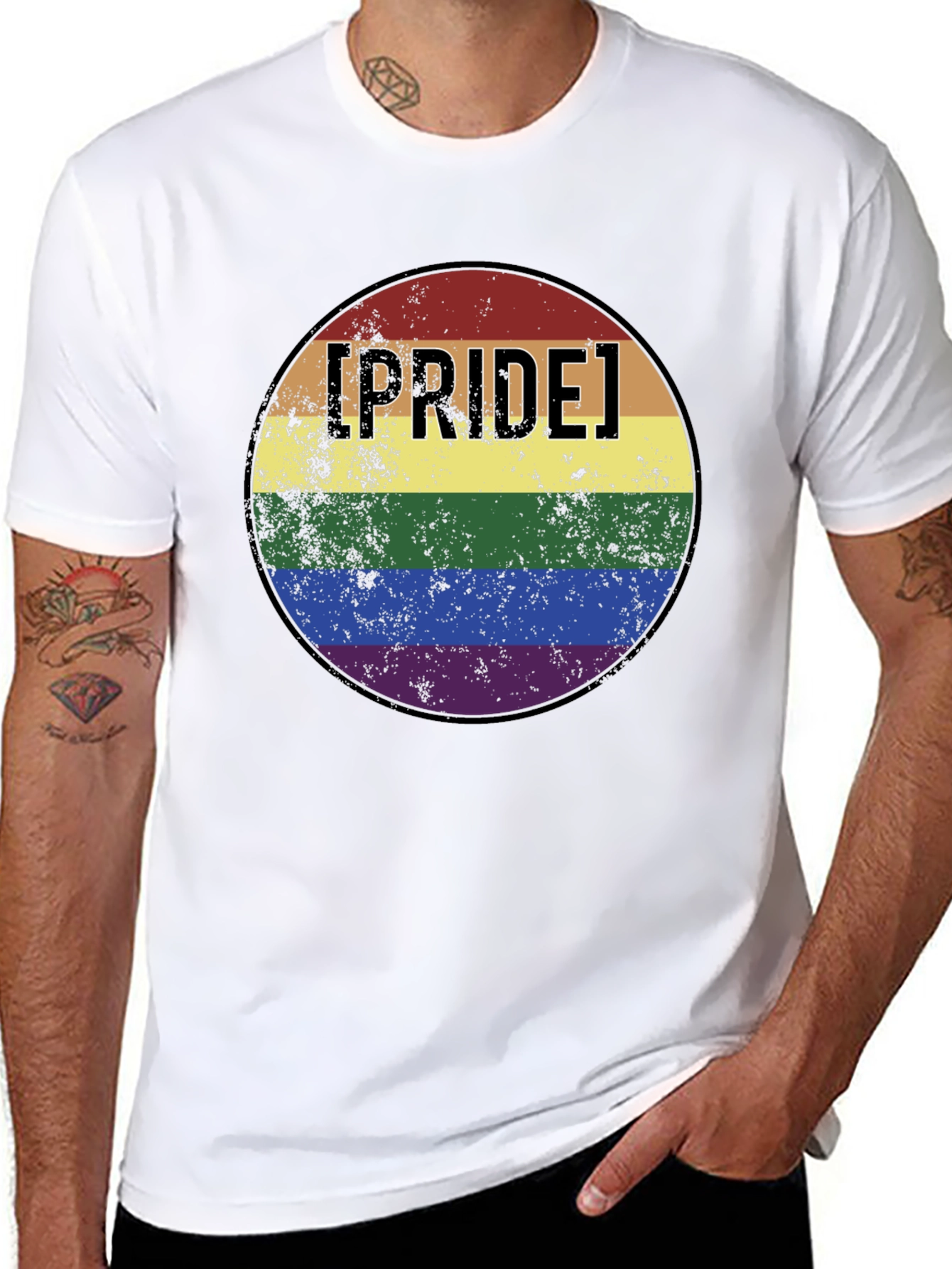 Pride Rainbow Graphic T-Shirt - Unisex LGBTQ+ Apparel