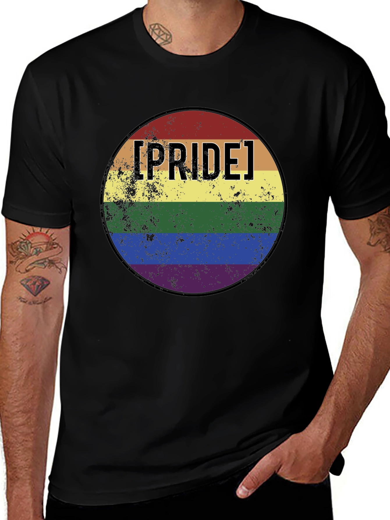 Pride Rainbow Graphic T-Shirt - Unisex LGBTQ+ Apparel