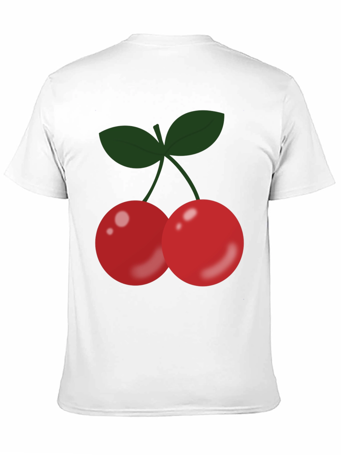 Cherry Graphic Black T-Shirt