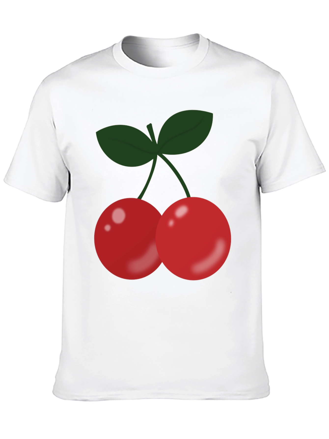 Cherry Graphic Black T-Shirt