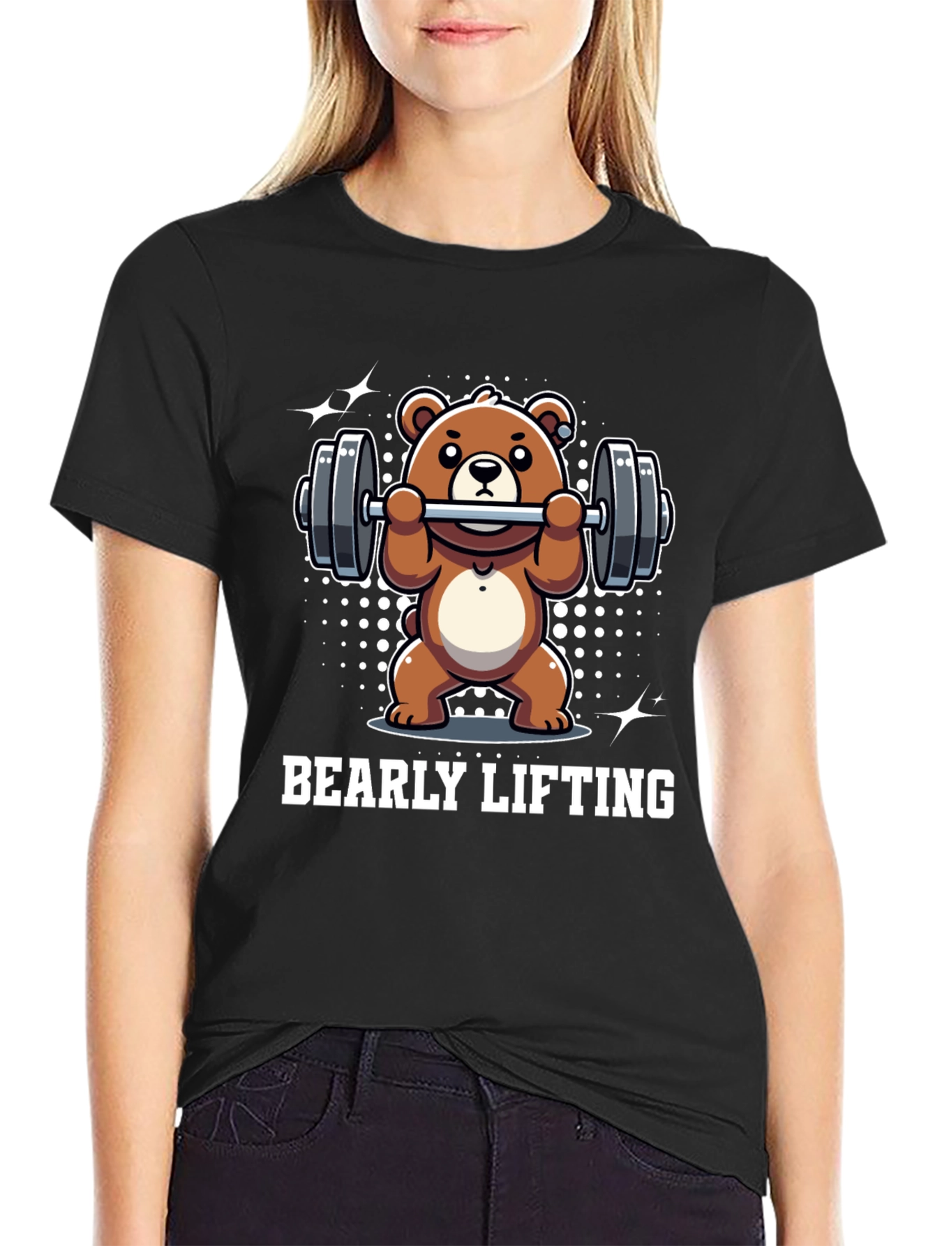 Bearly Lifting T-Shirt - Funny Workout Tee
