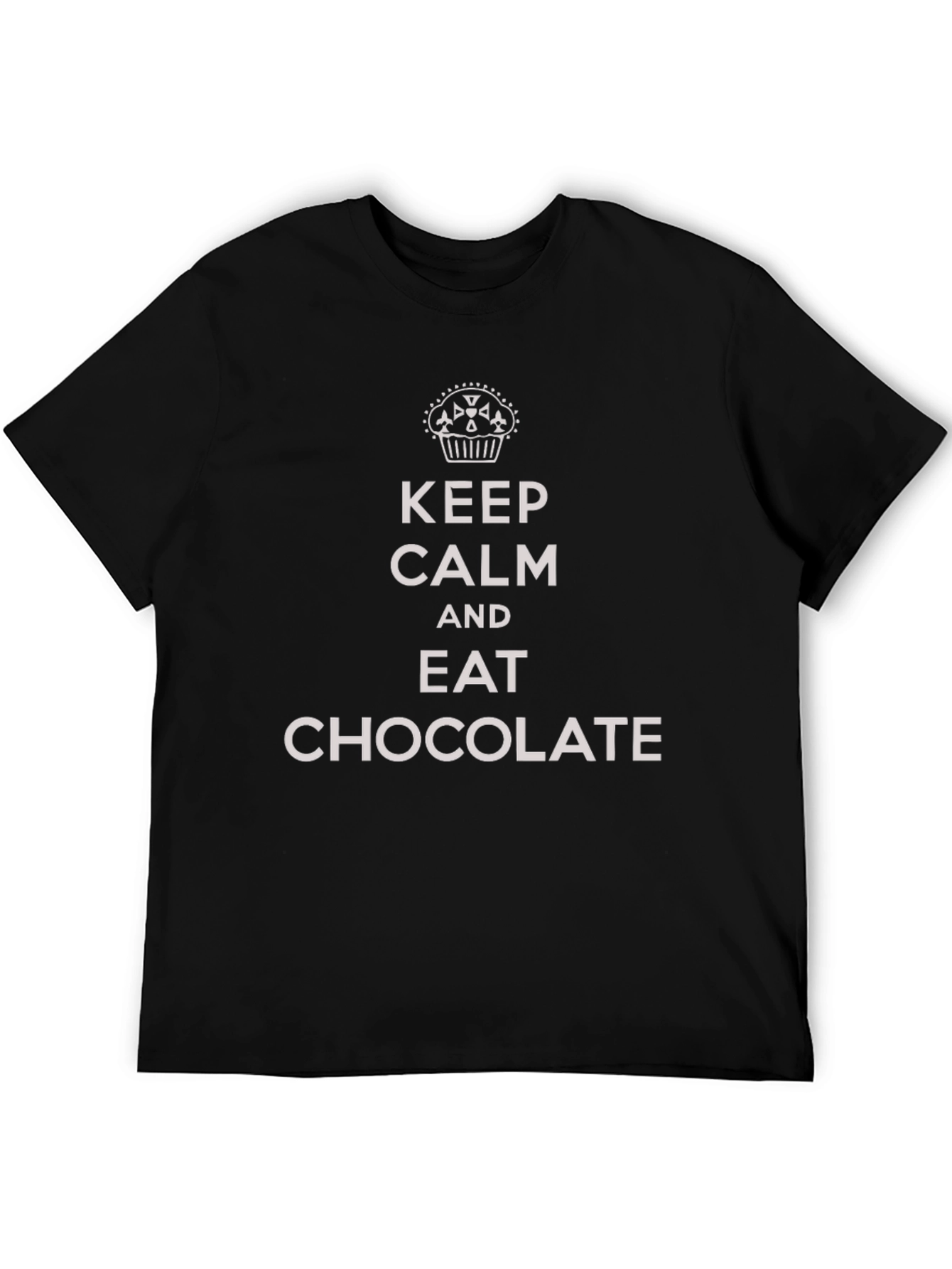 Keep Calm & Eat Chocolate Black Tee