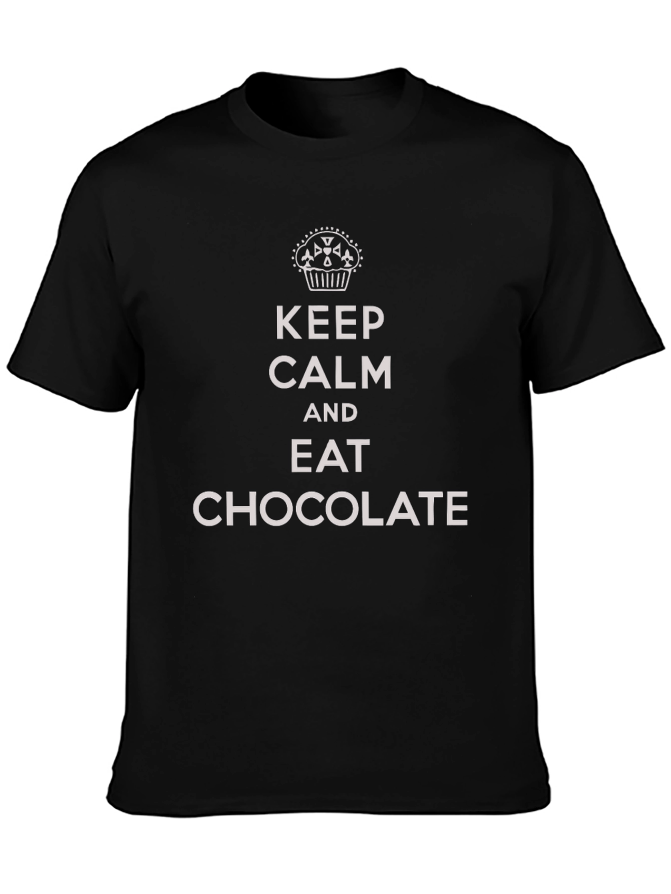 Keep Calm & Eat Chocolate Black Tee