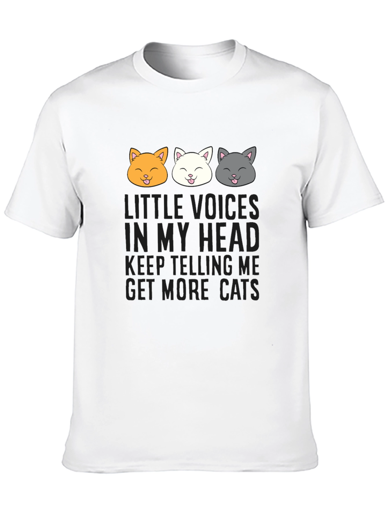 Get More Cats T-Shirt Funny Kitten Tee