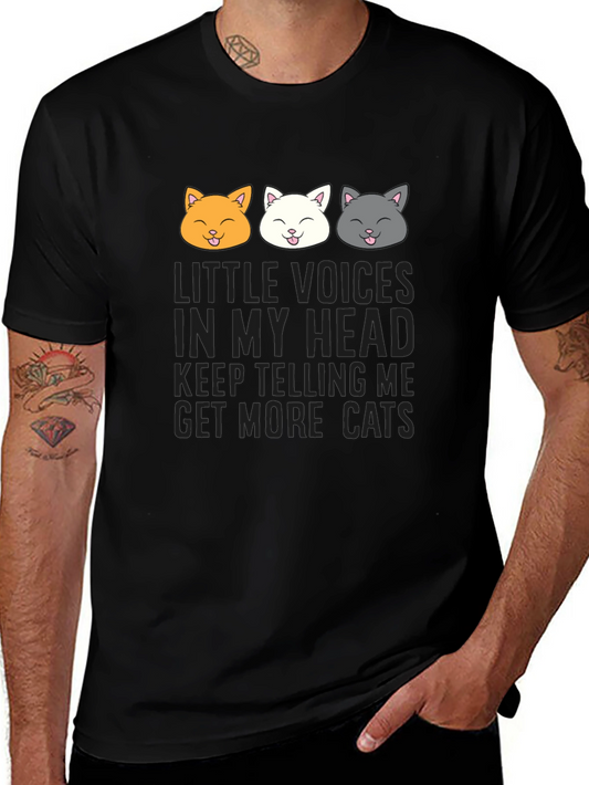 Get More Cats T-Shirt Funny Kitten Tee