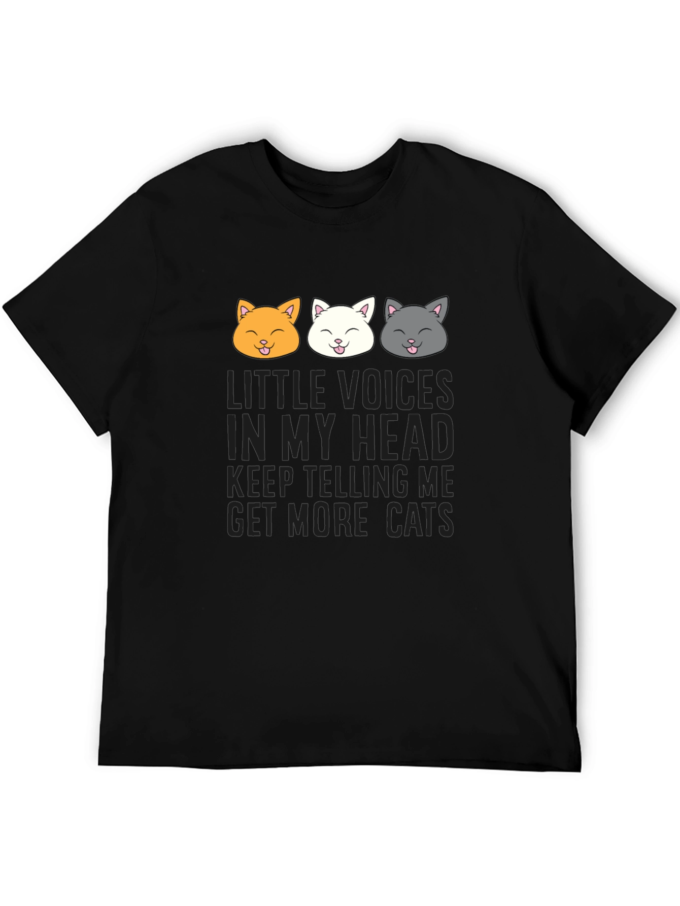 Get More Cats T-Shirt Funny Kitten Tee