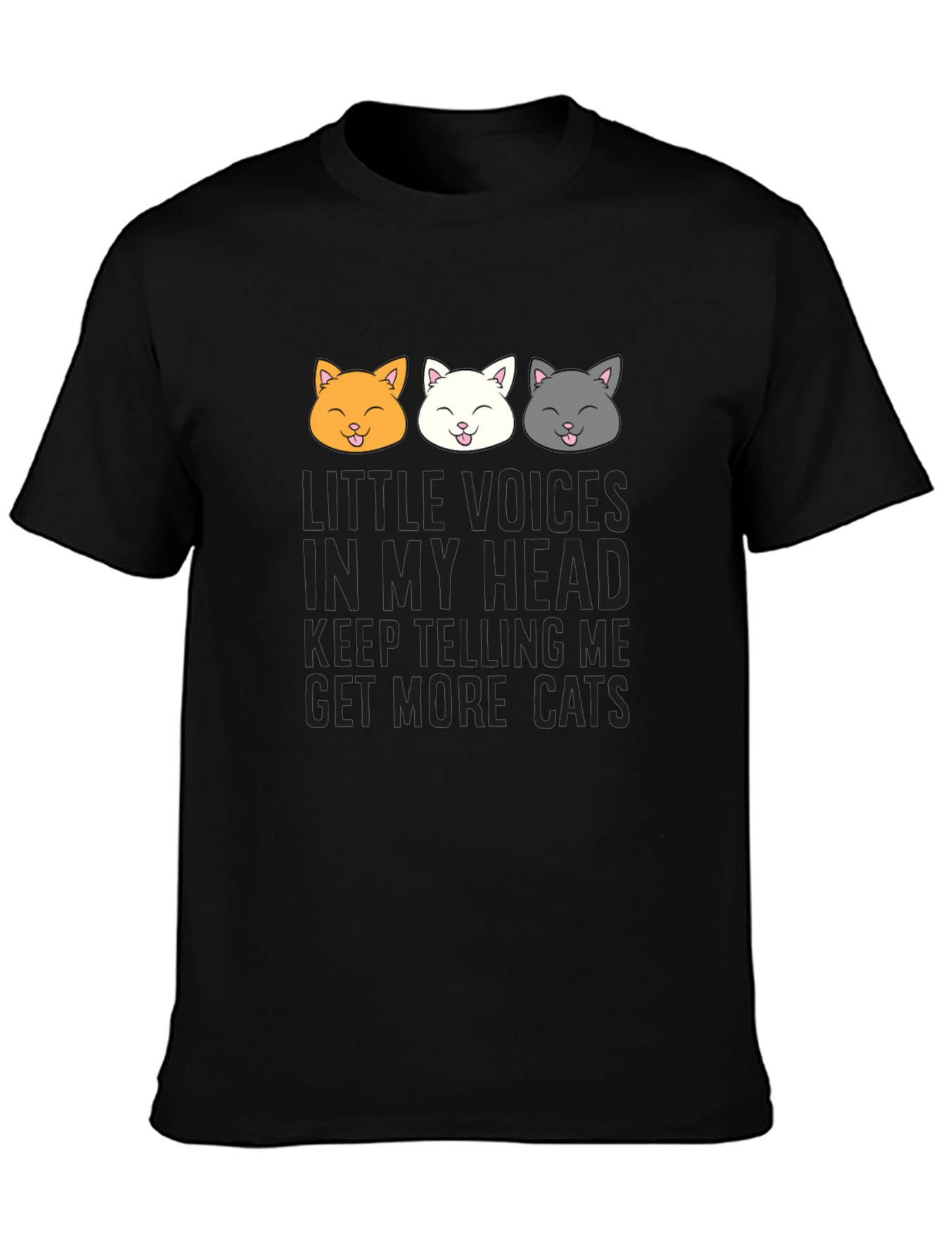 Get More Cats T-Shirt Funny Kitten Tee