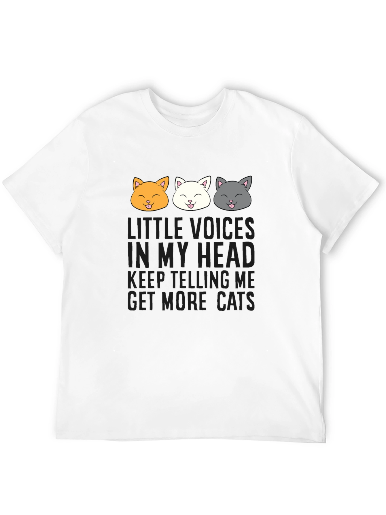 Get More Cats T-Shirt Funny Kitten Tee
