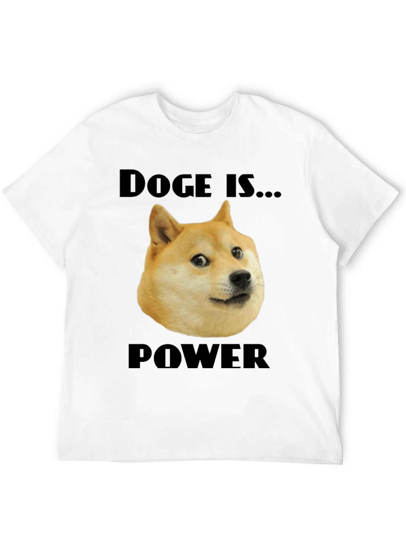 Doge is Power Black T-Shirt