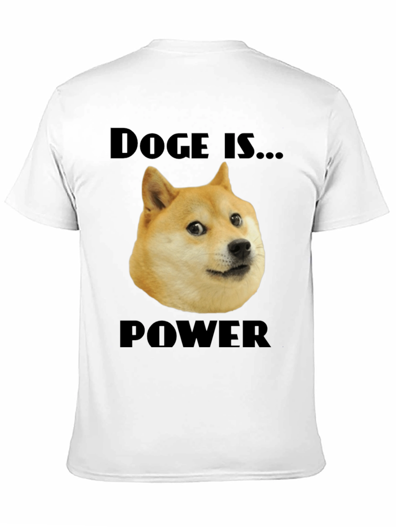 Doge is Power Black T-Shirt