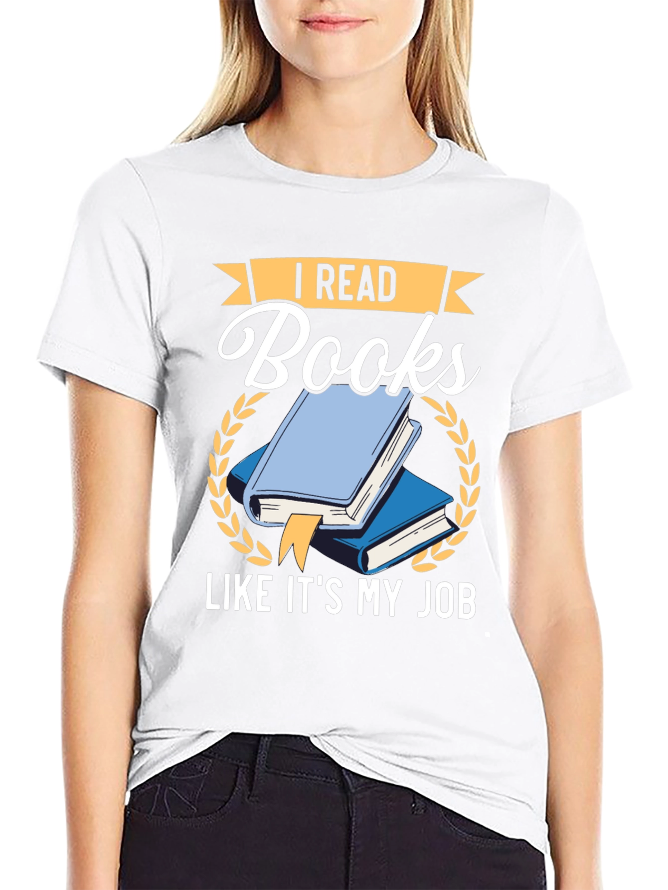 I Read Books Like Its My Job Graphic T-Shirt