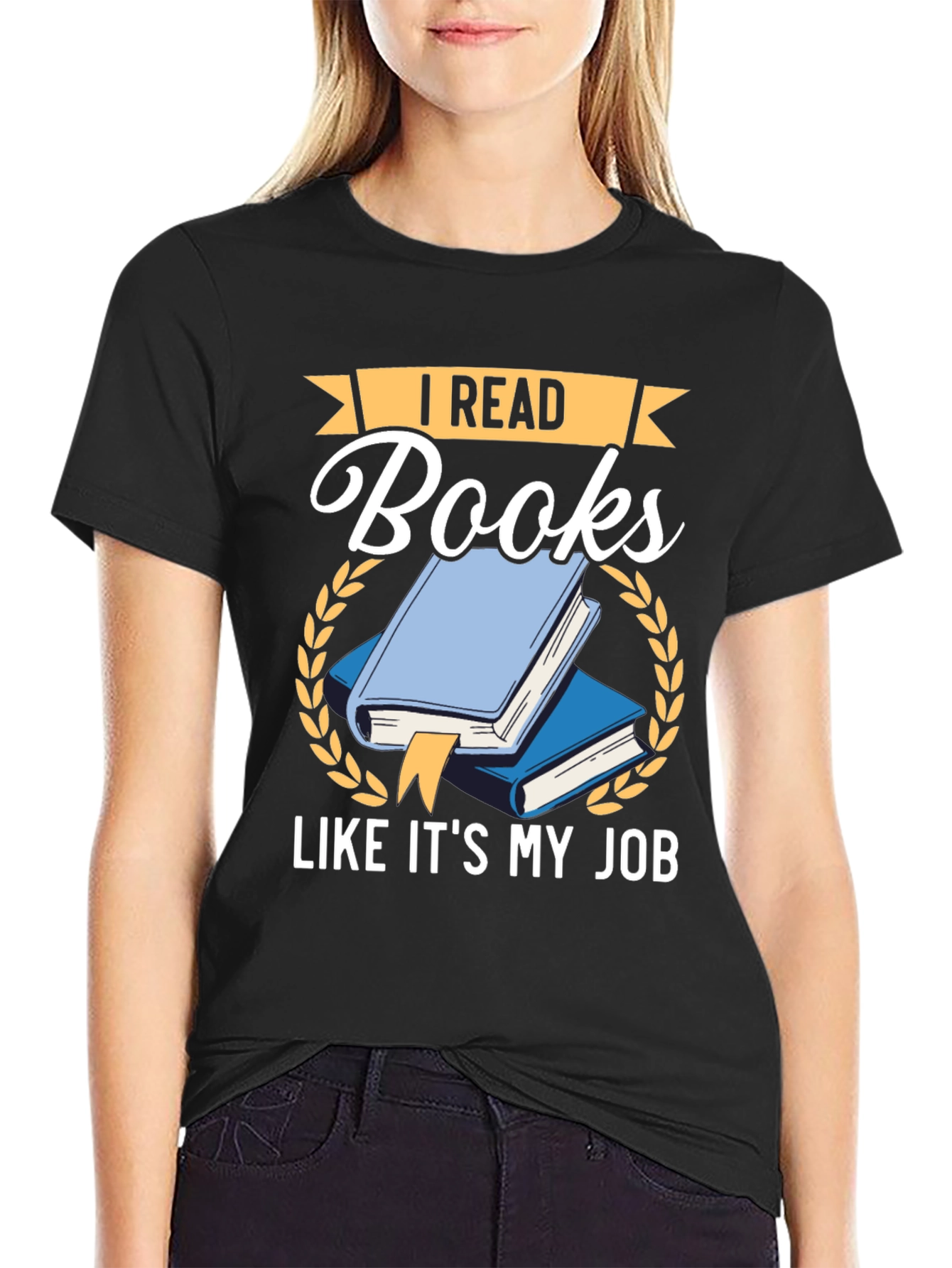 I Read Books Like Its My Job Graphic T-Shirt
