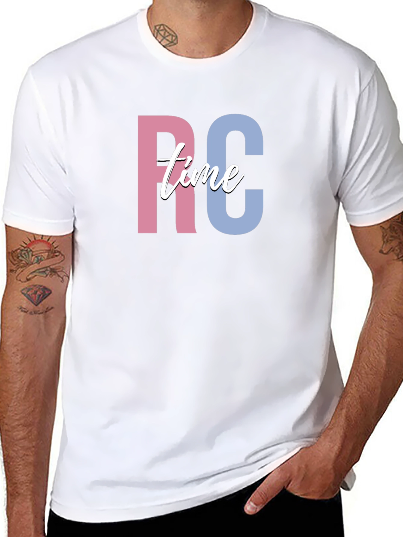 RC Time Black Graphic Tee
