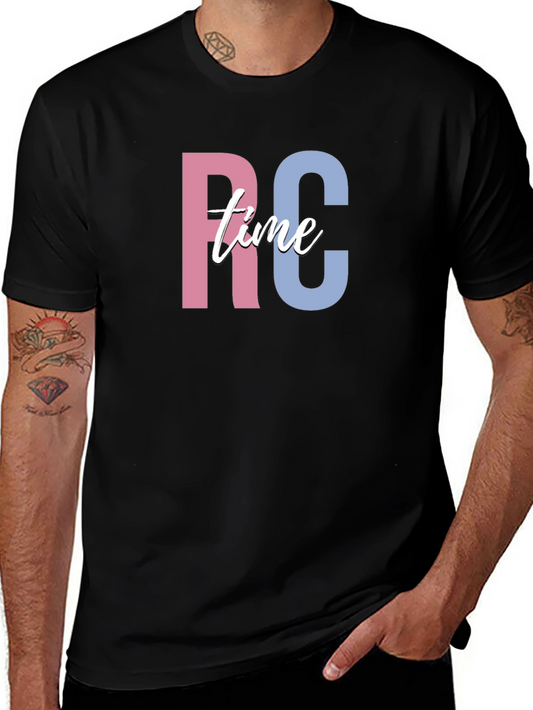 RC Time Black Graphic Tee