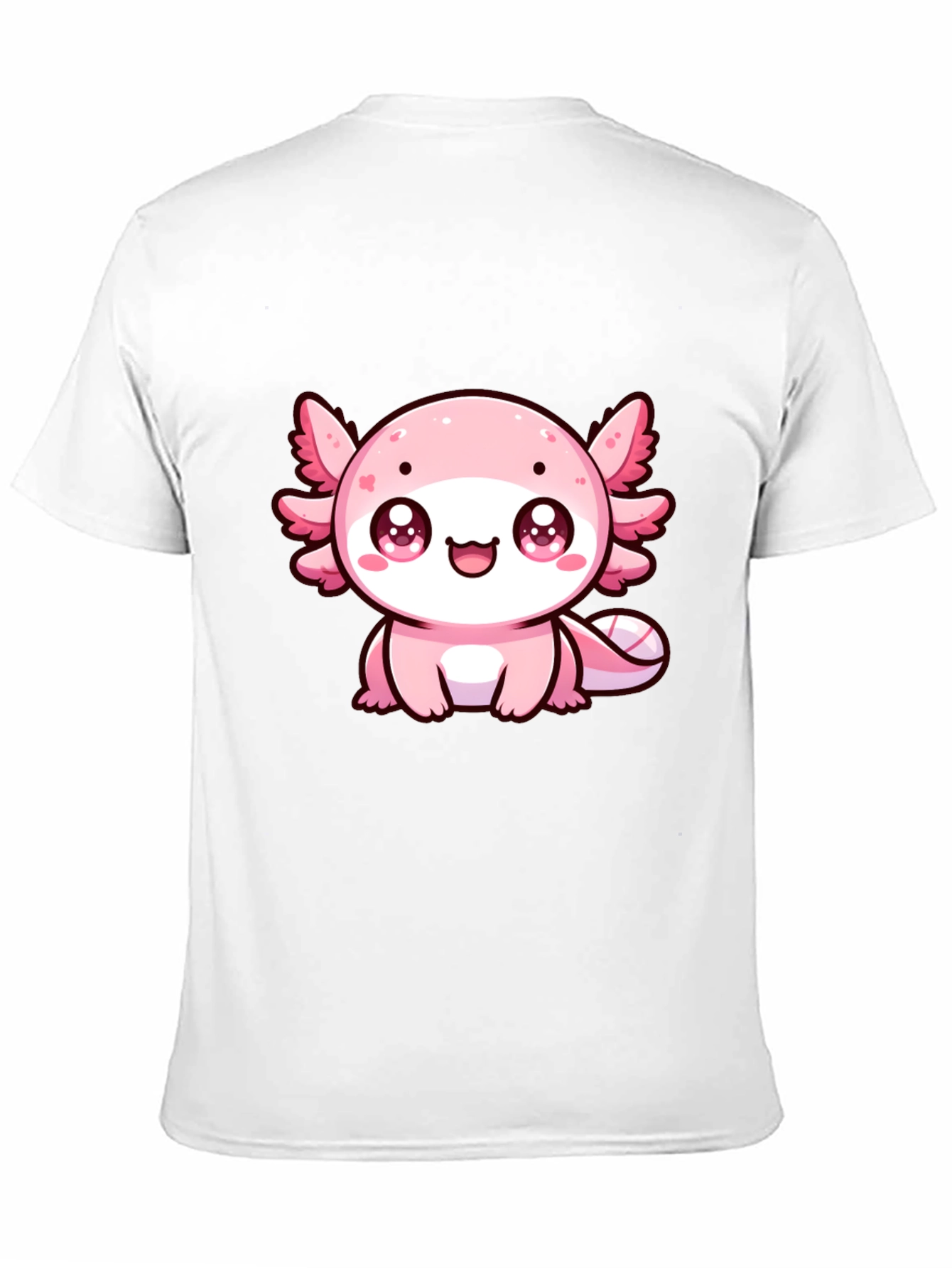 Cute Axolotl Graphic Tee - Black T-Shirt