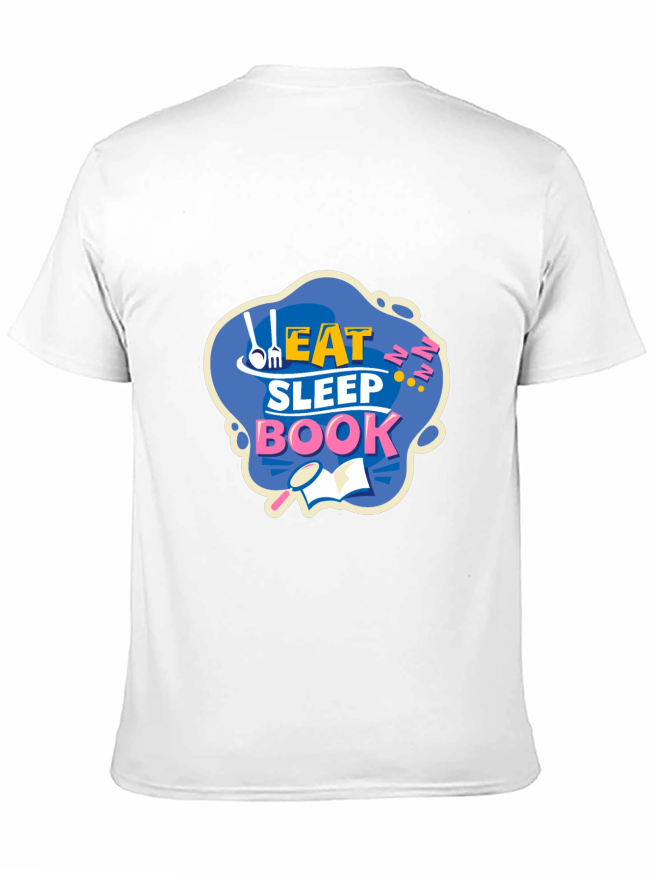 Eat Sleep Book T-Shirt - Funny Reader Tee