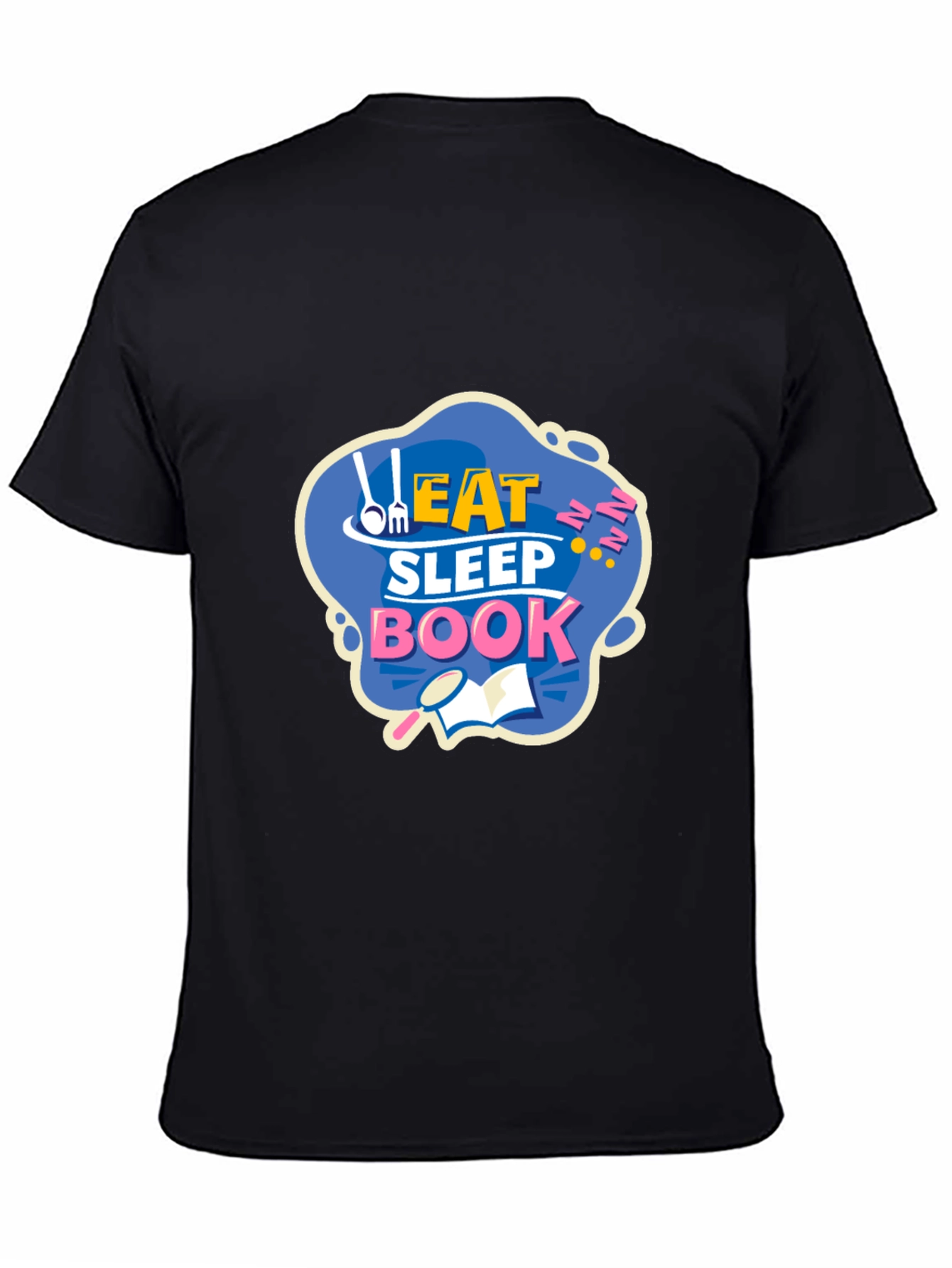 Eat Sleep Book T-Shirt - Funny Reader Tee