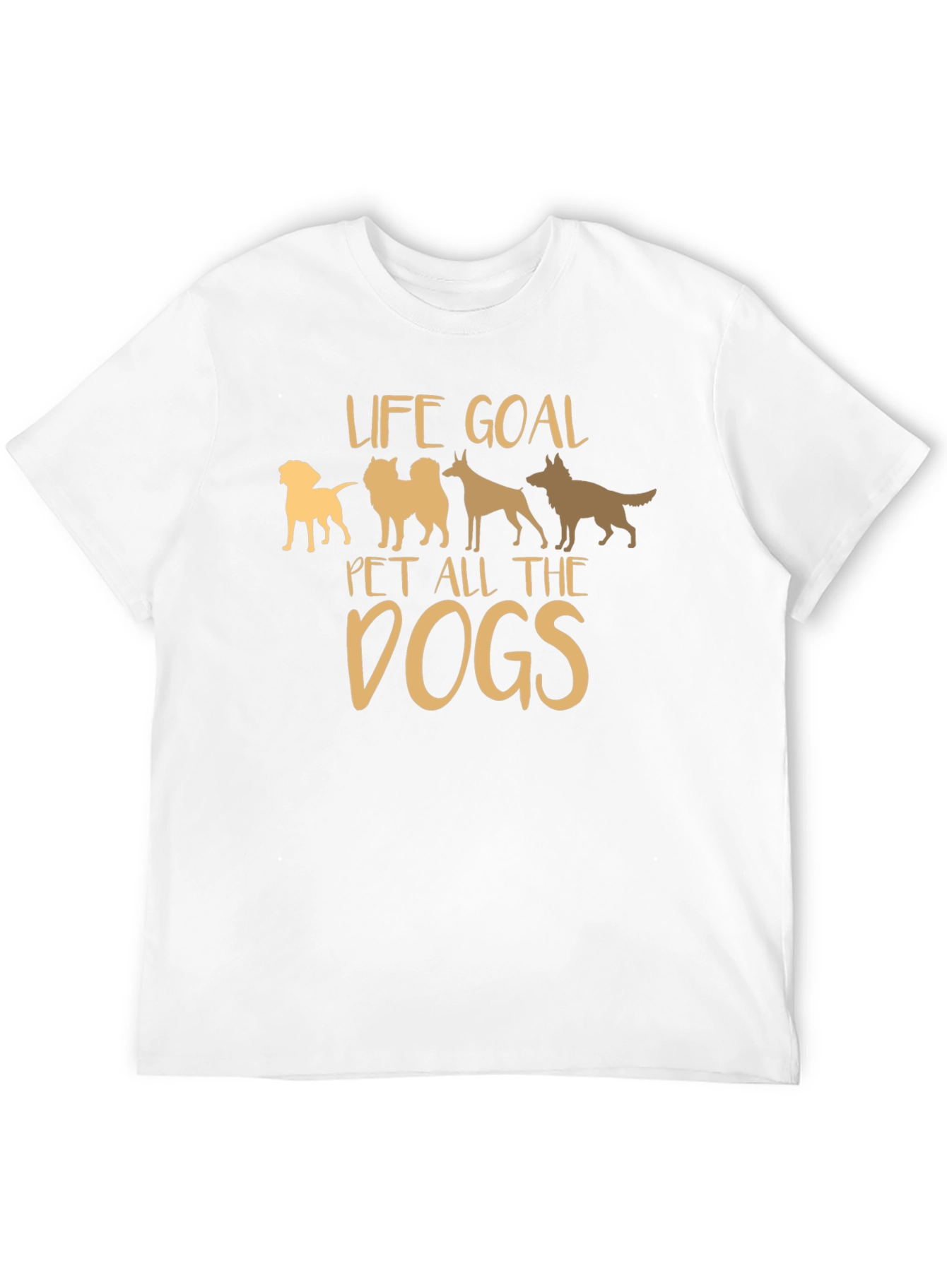 Life Goal Pet All the Dogs Graphic T-Shirt