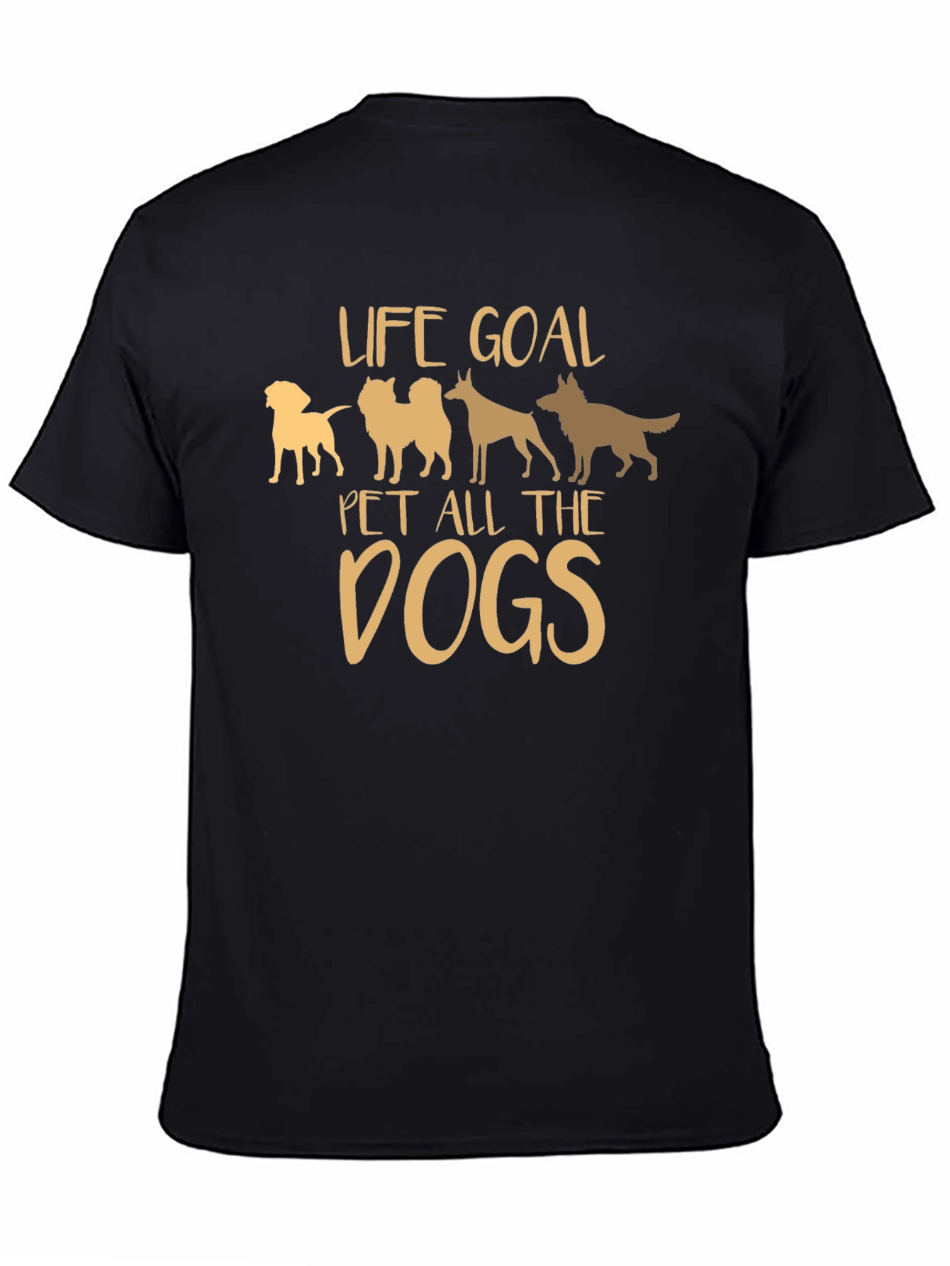 Life Goal Pet All the Dogs Graphic T-Shirt